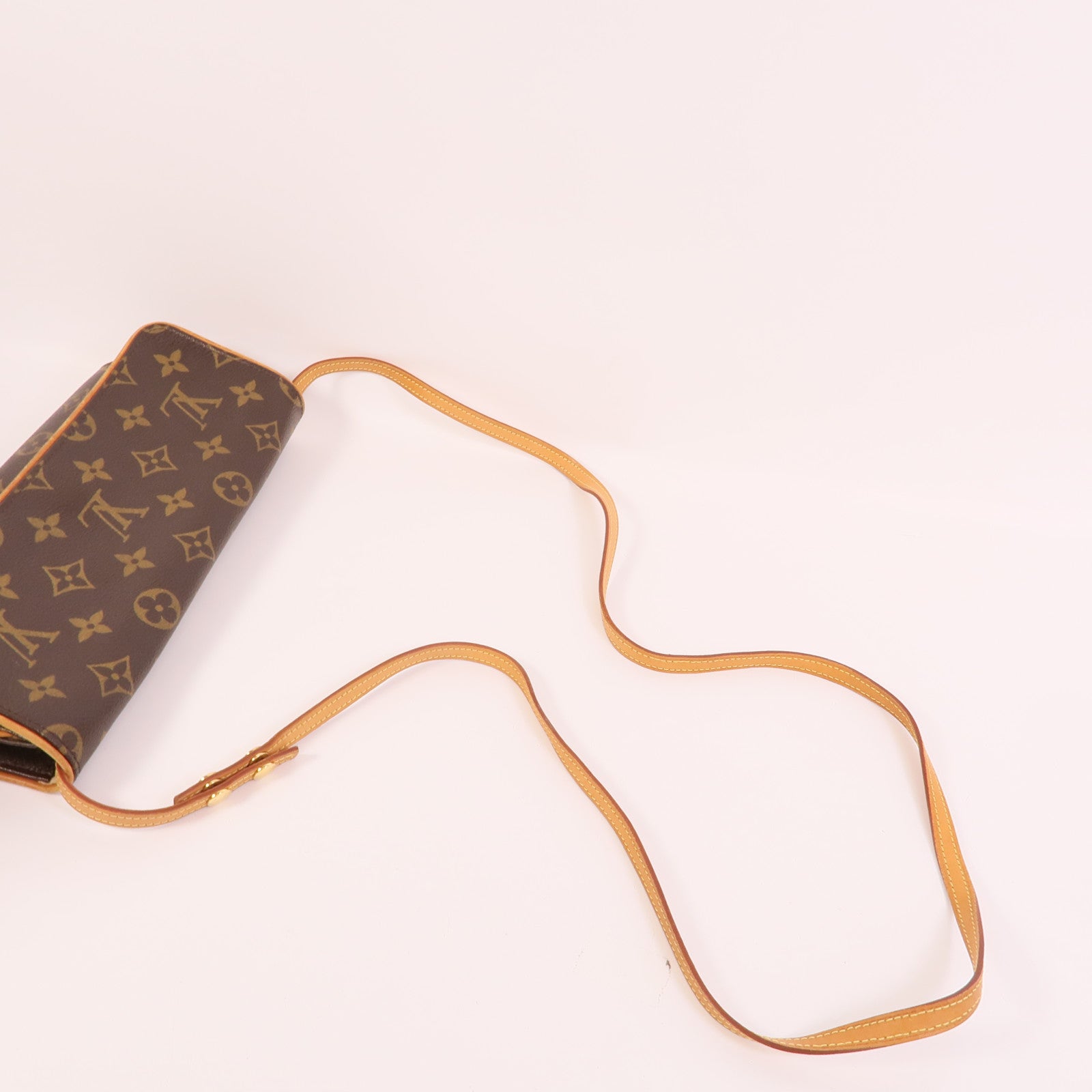 LOUIS VUITTON Monogram Pochette Twin GM肩背袋