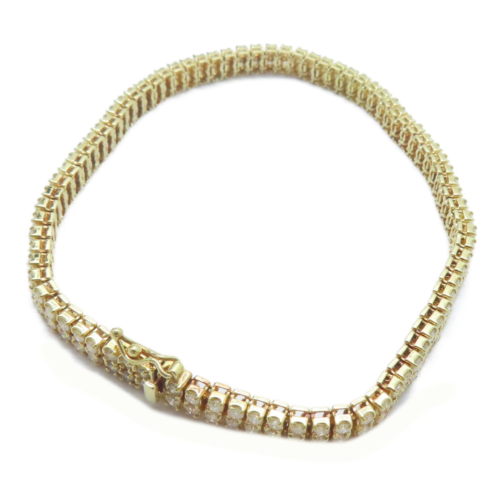JEWELRY 18K黃金Diamond Bracelet 3.00ct鑽石手鏈