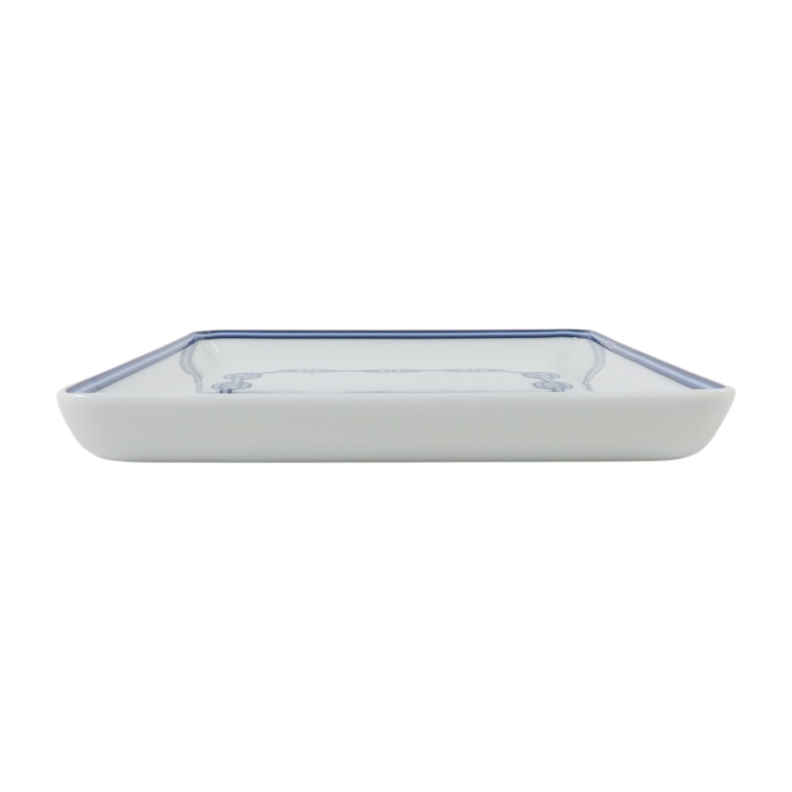 HERMES 瓷器Chaine d'Ancre Square Plate盤子