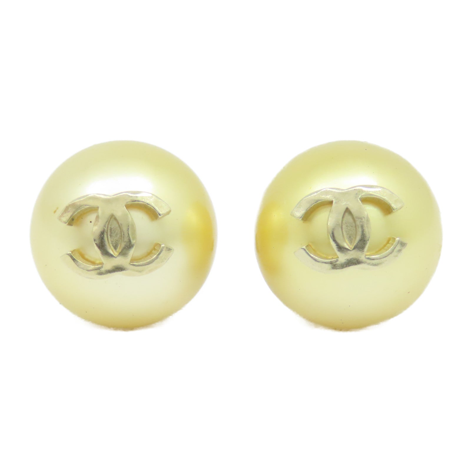 CHANEL 【激減優惠】仿珍珠Earrings耳環金色