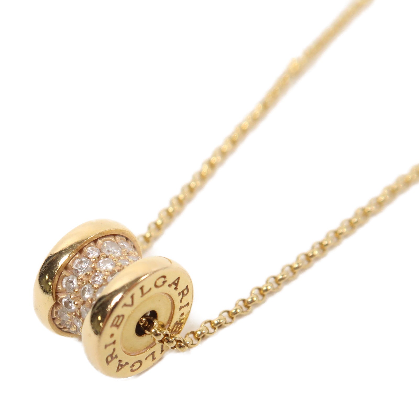 BVLGARI 18K玫瑰金B-zero1 Necklace項鍊