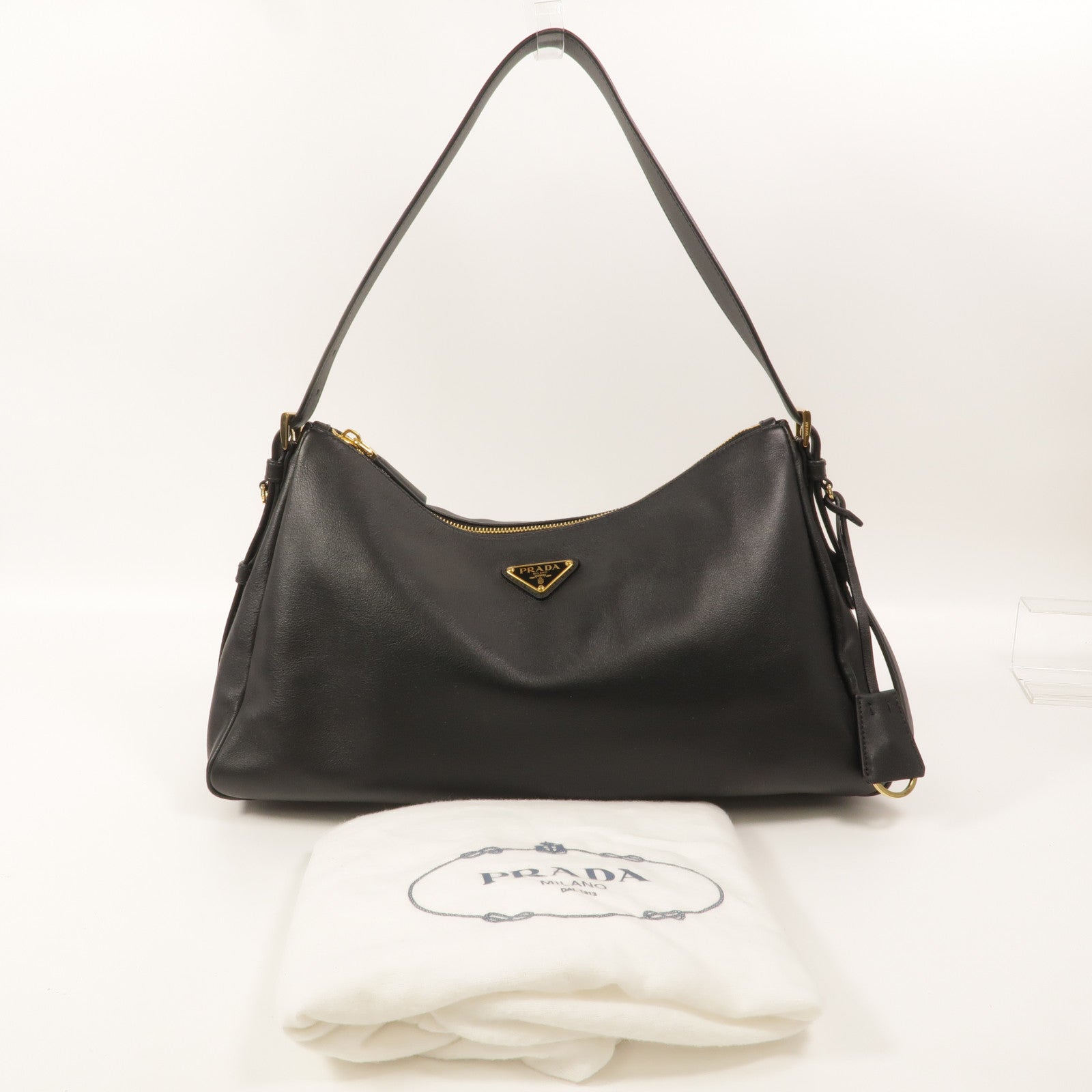 PRADA 牛皮皮革Aimee Large肩背袋