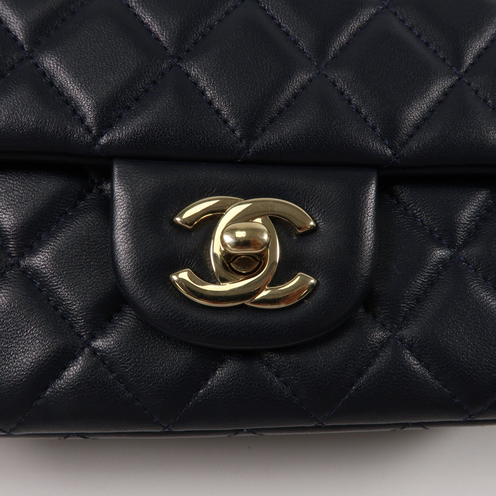 CHANEL 羊皮皮革Mini Classic 20鏈帶肩背袋