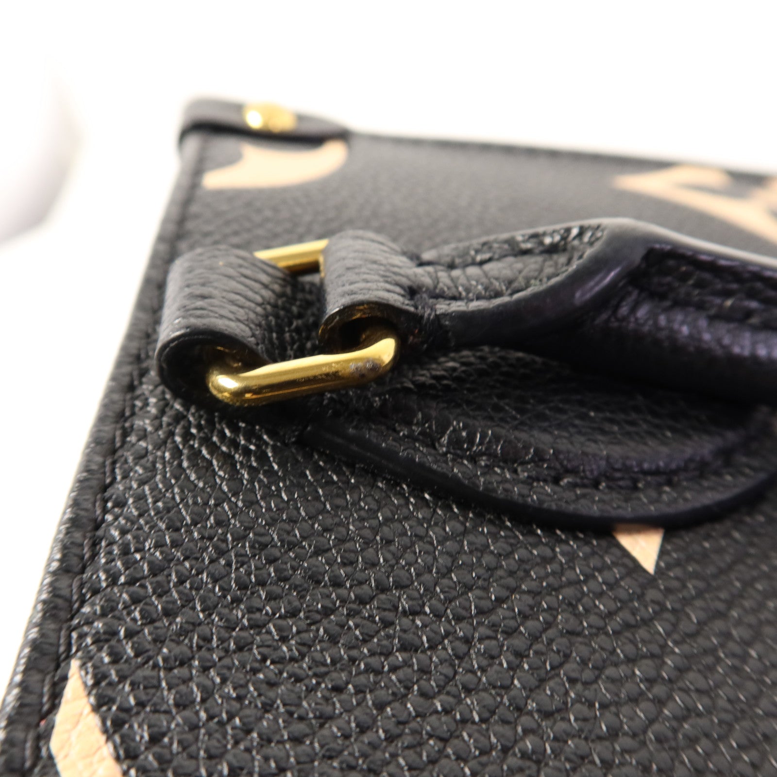 LOUIS VUITTON Monogram Empreinte On The Go PM金扣手挽肩背兩用袋