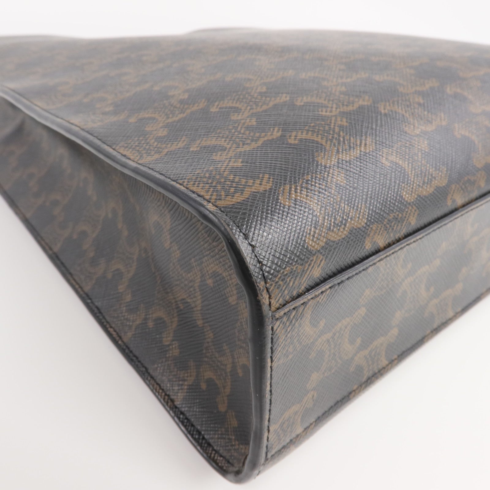 CELINE 【激減優惠】塗層帆布Triomphe Cabas Vertical金扣手挽肩背兩用袋