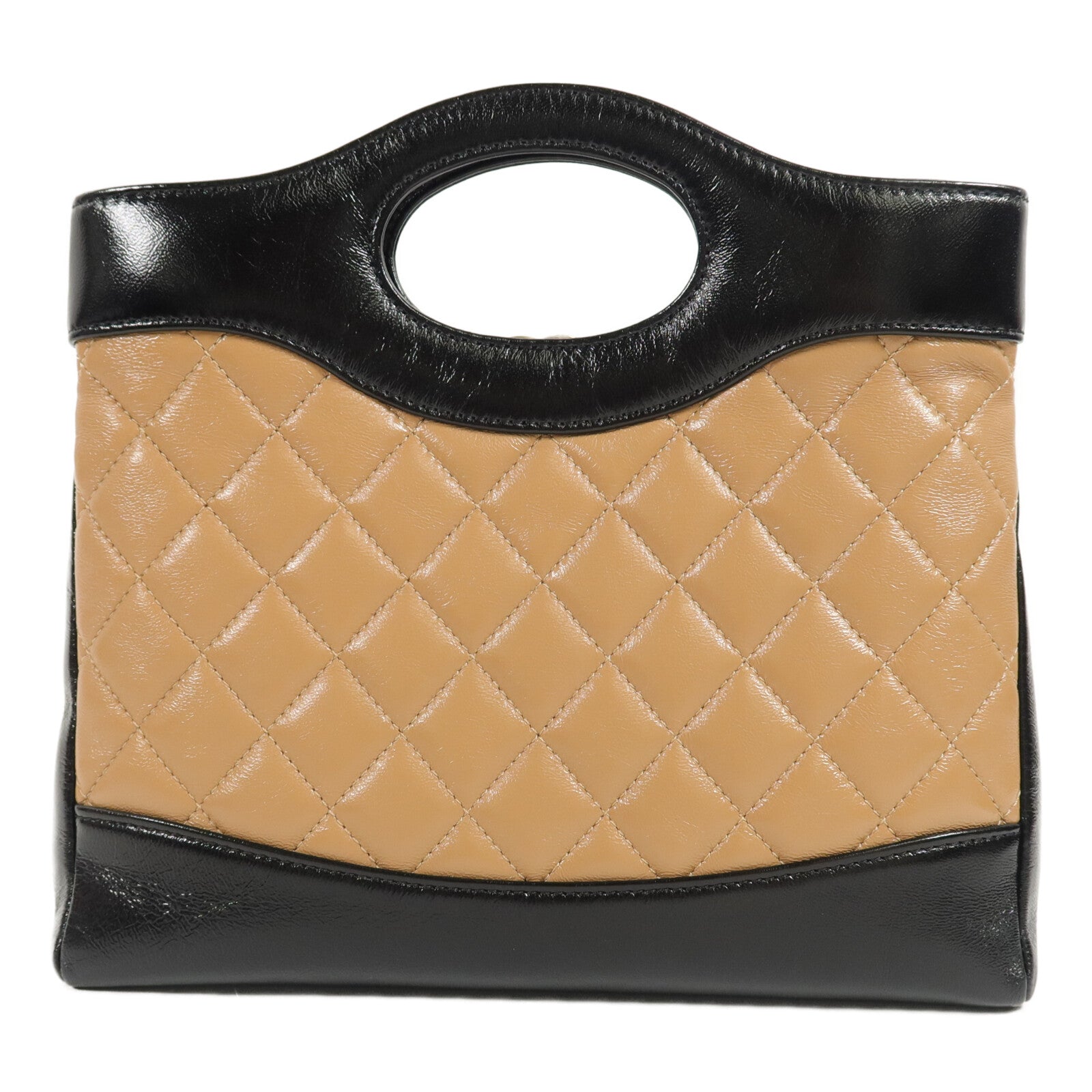 CHANEL 牛皮皮革31 Mini Shopping Bag鏈帶肩背袋