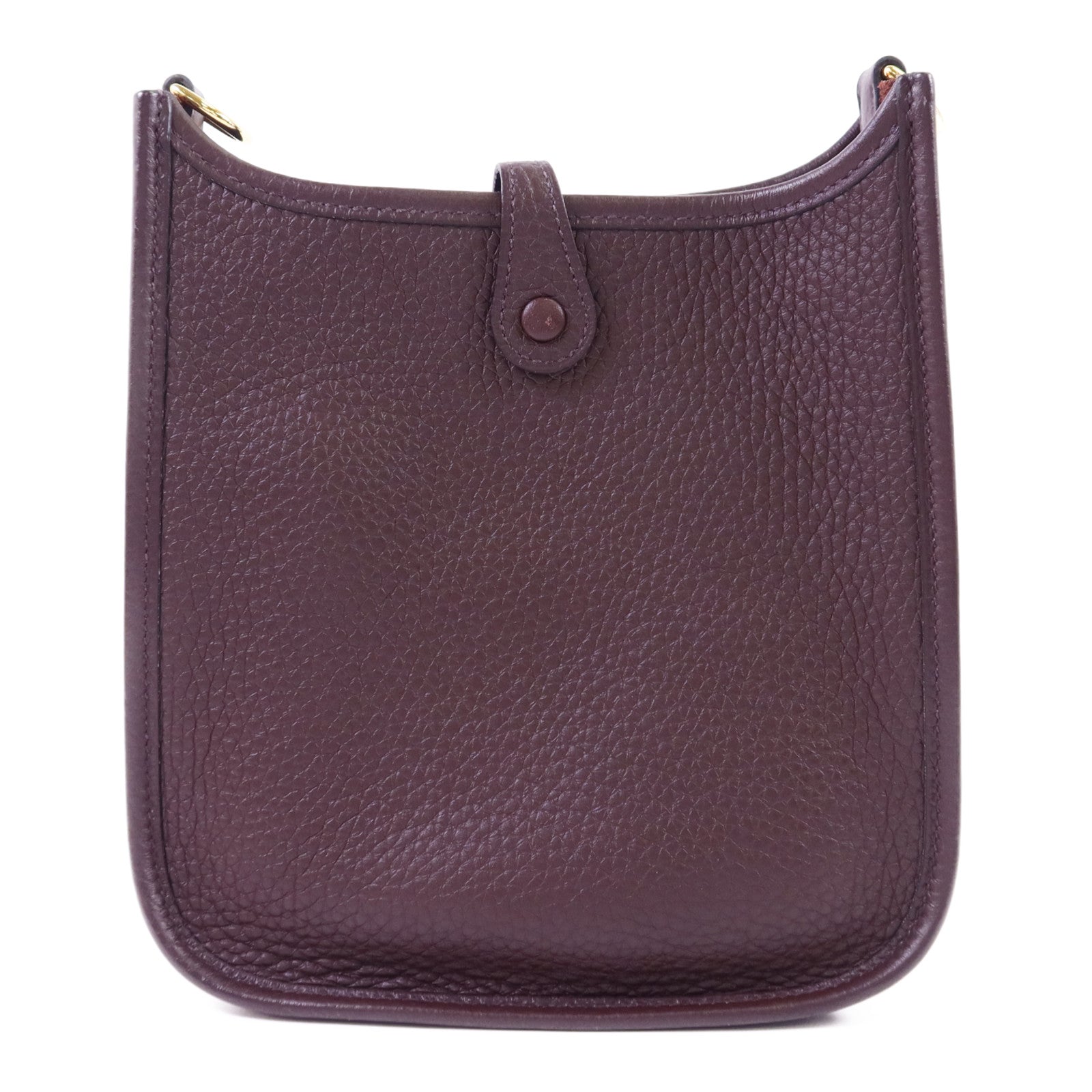 HERMES Clemence皮革Evelyne TPM金扣肩背袋