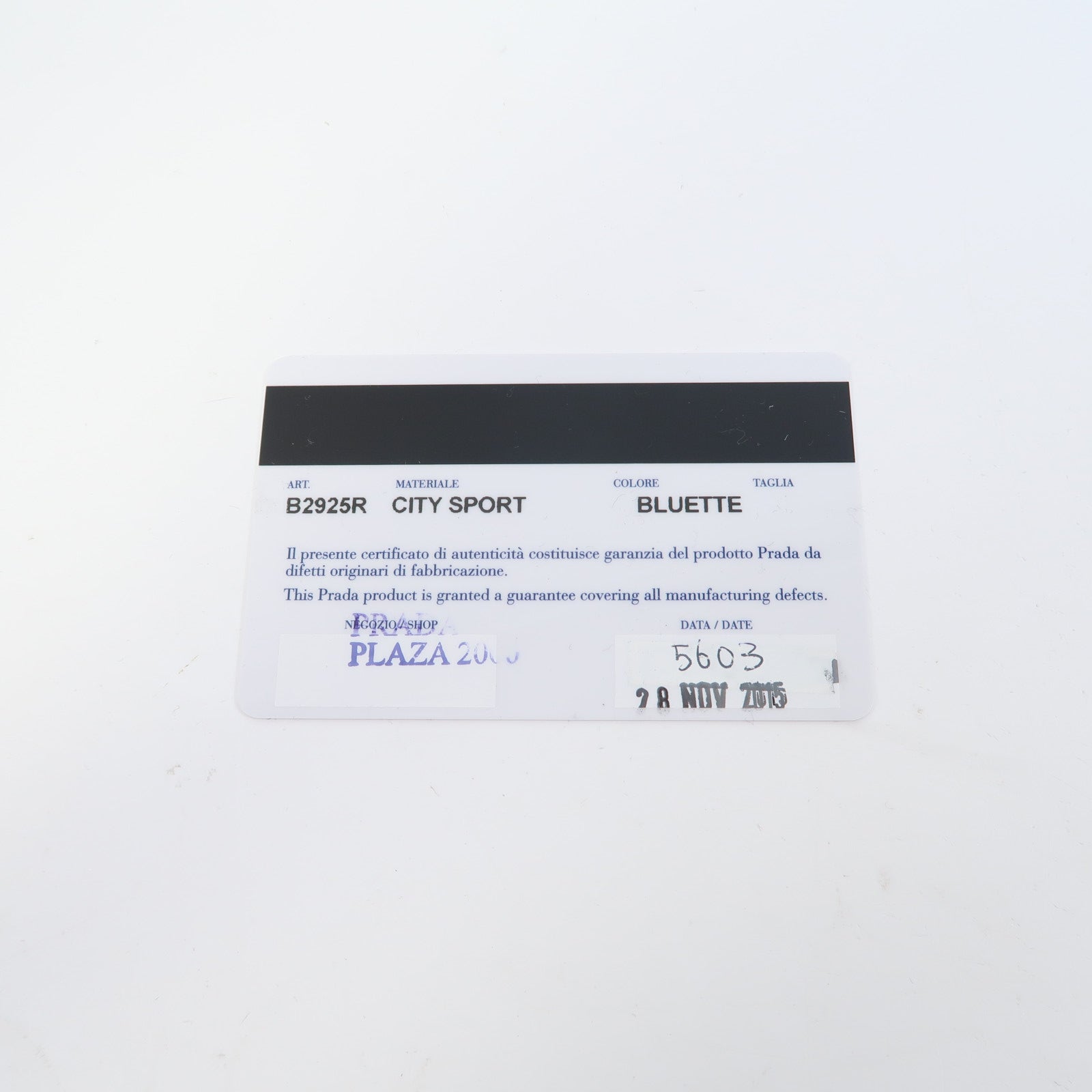 PRADA 【激減優惠】牛皮皮革Shoulder Bag銀扣手挽肩背兩用袋藍色