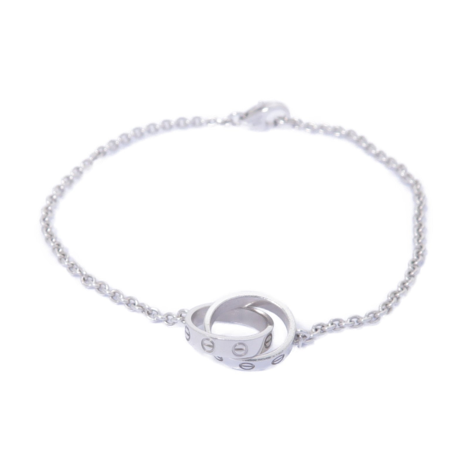 CARTIER 18K白金Baby Love Bracelet手鏈