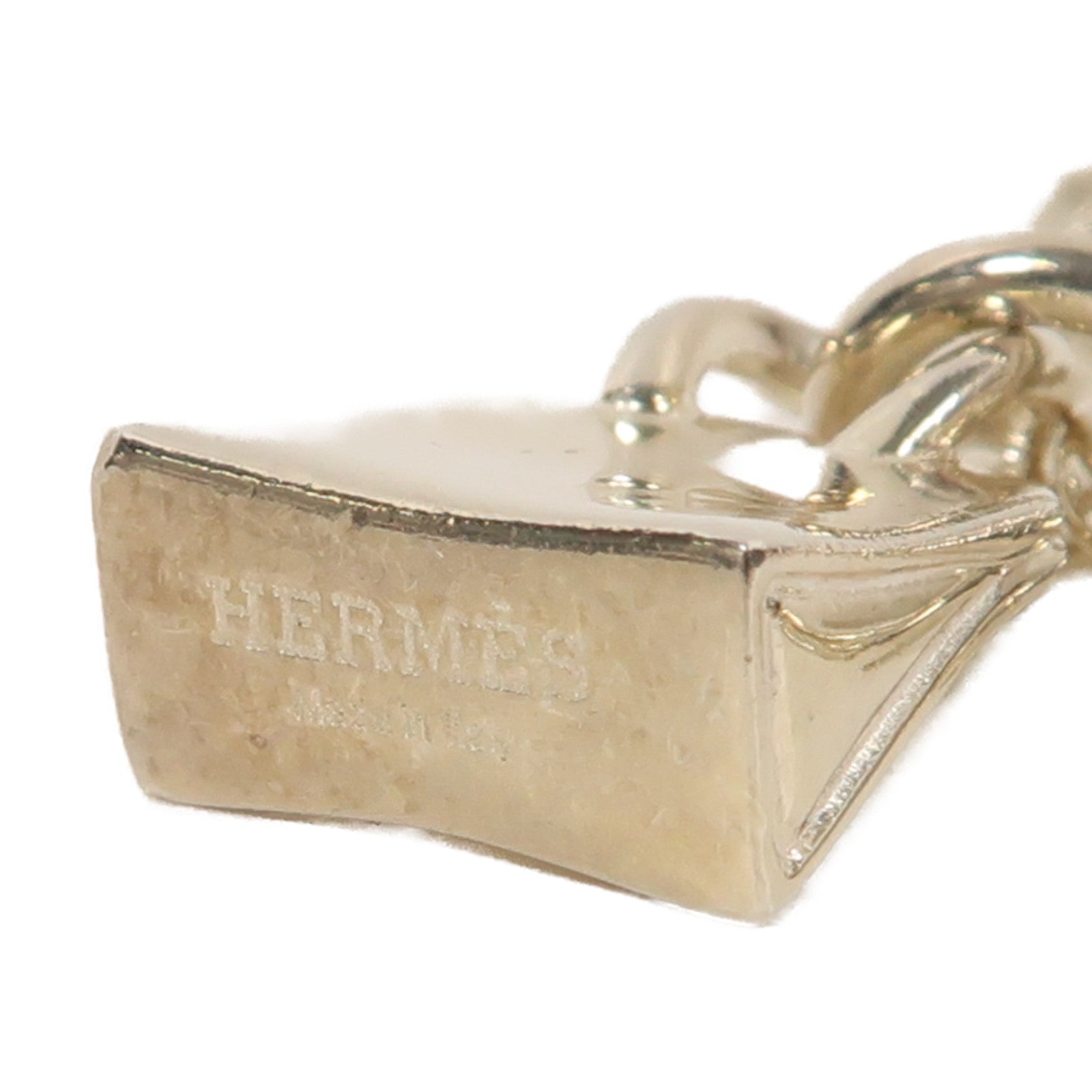 HERMES 925純銀Birkin Necklace項鍊銀色