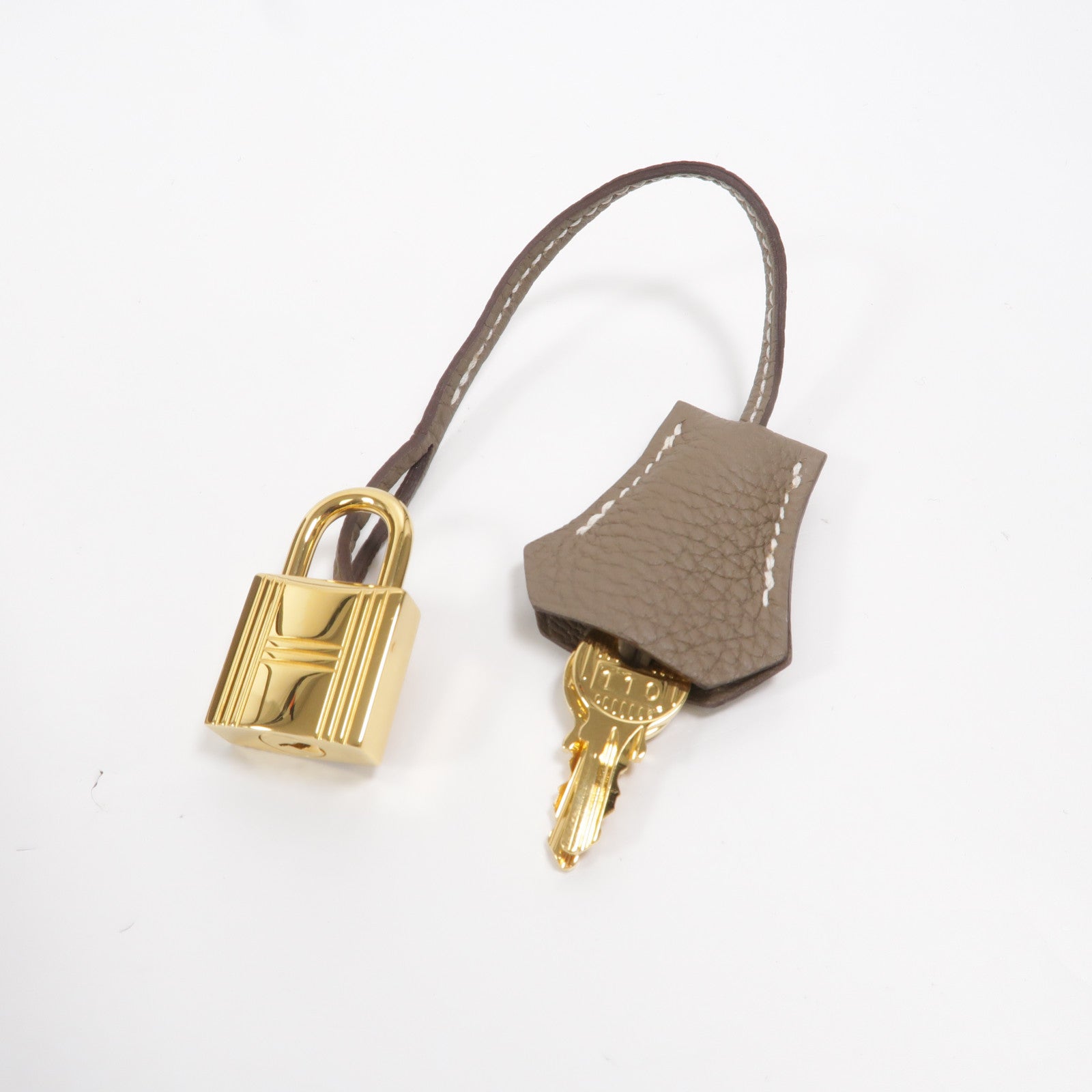 HERMES Togo皮革Kelly 28手挽肩背兩用袋Etoupe