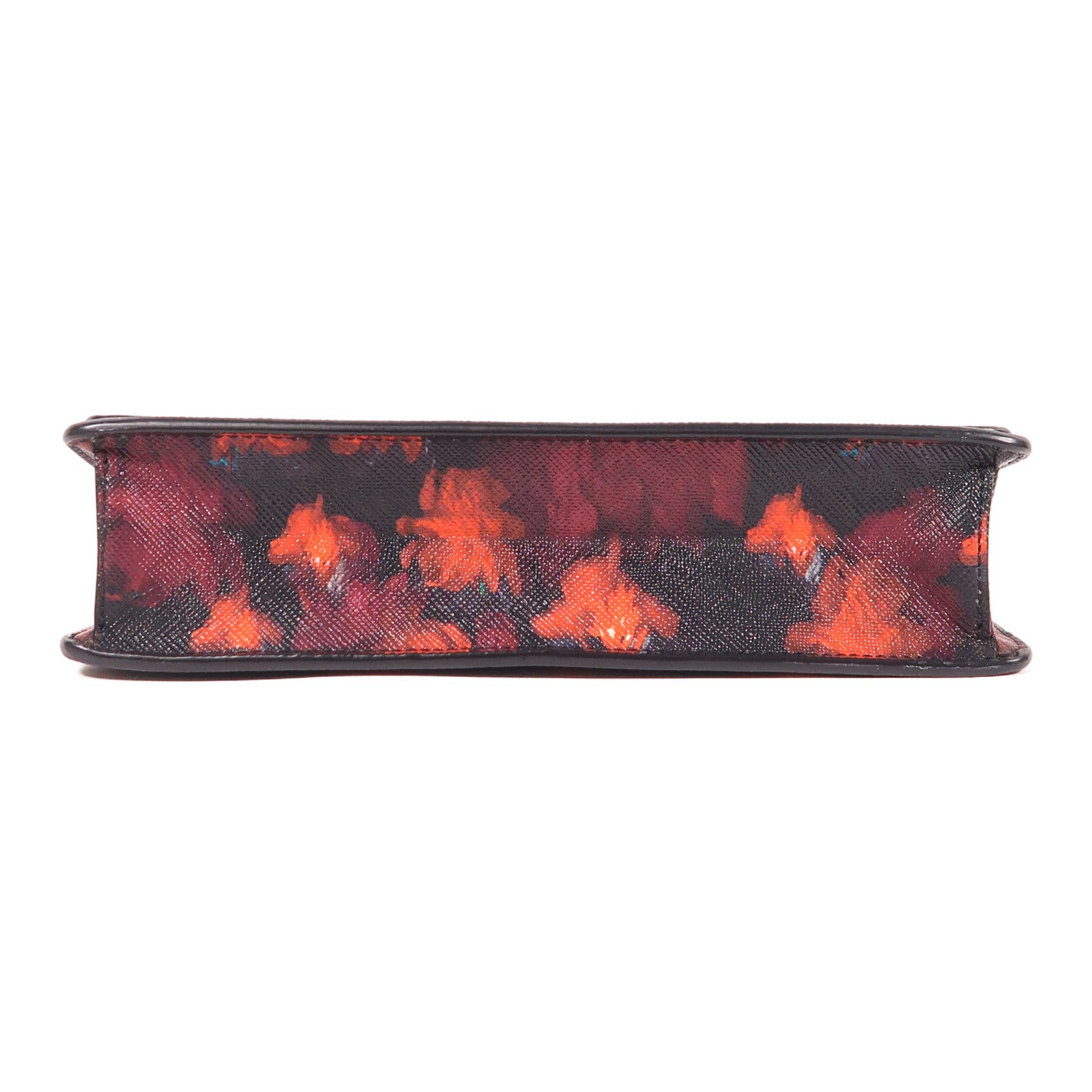 GIVENCHY SHW Chain Shoulder Bag Calfskin Leather Black Red