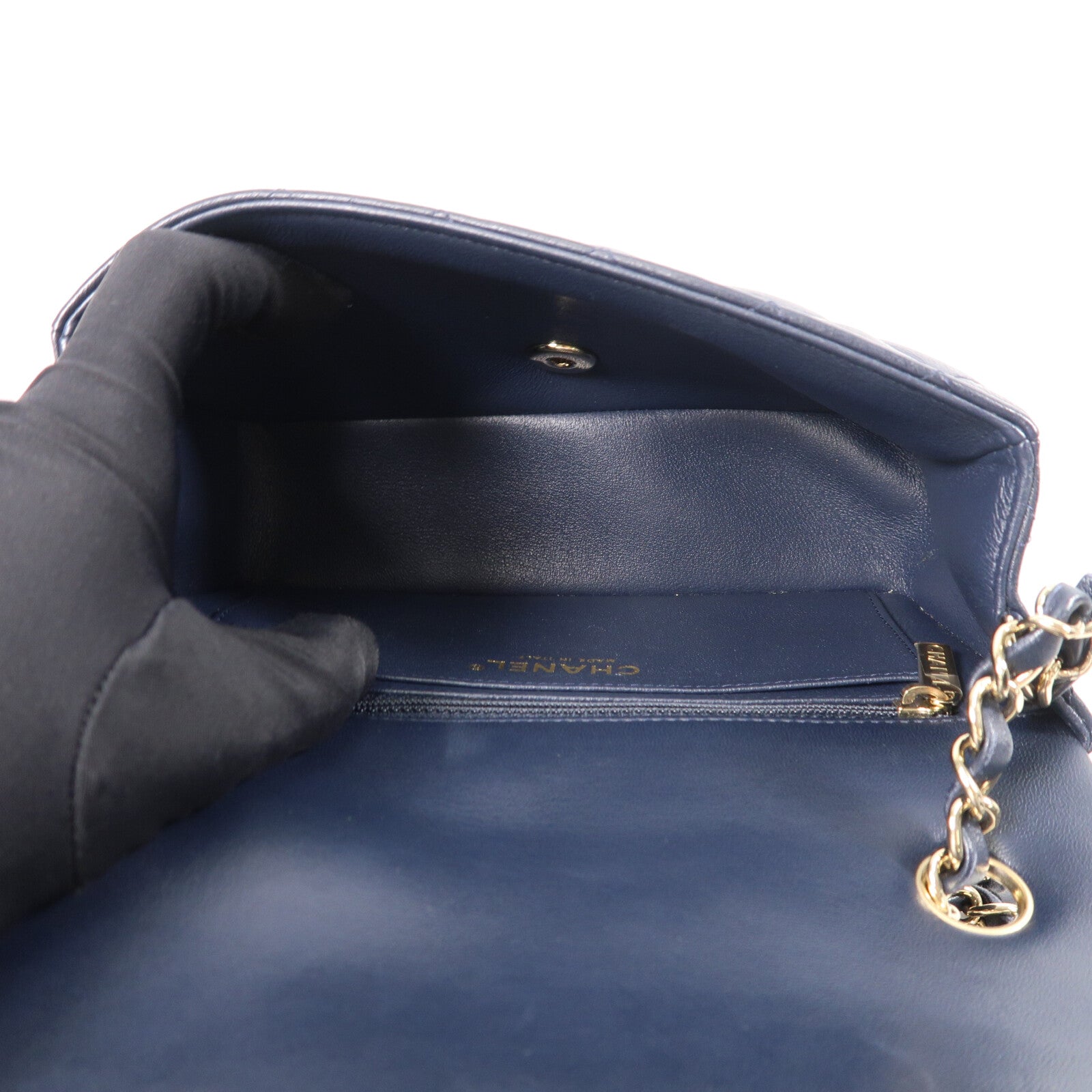 CHANEL 羊皮皮革Mini Classic 20鏈帶肩背袋