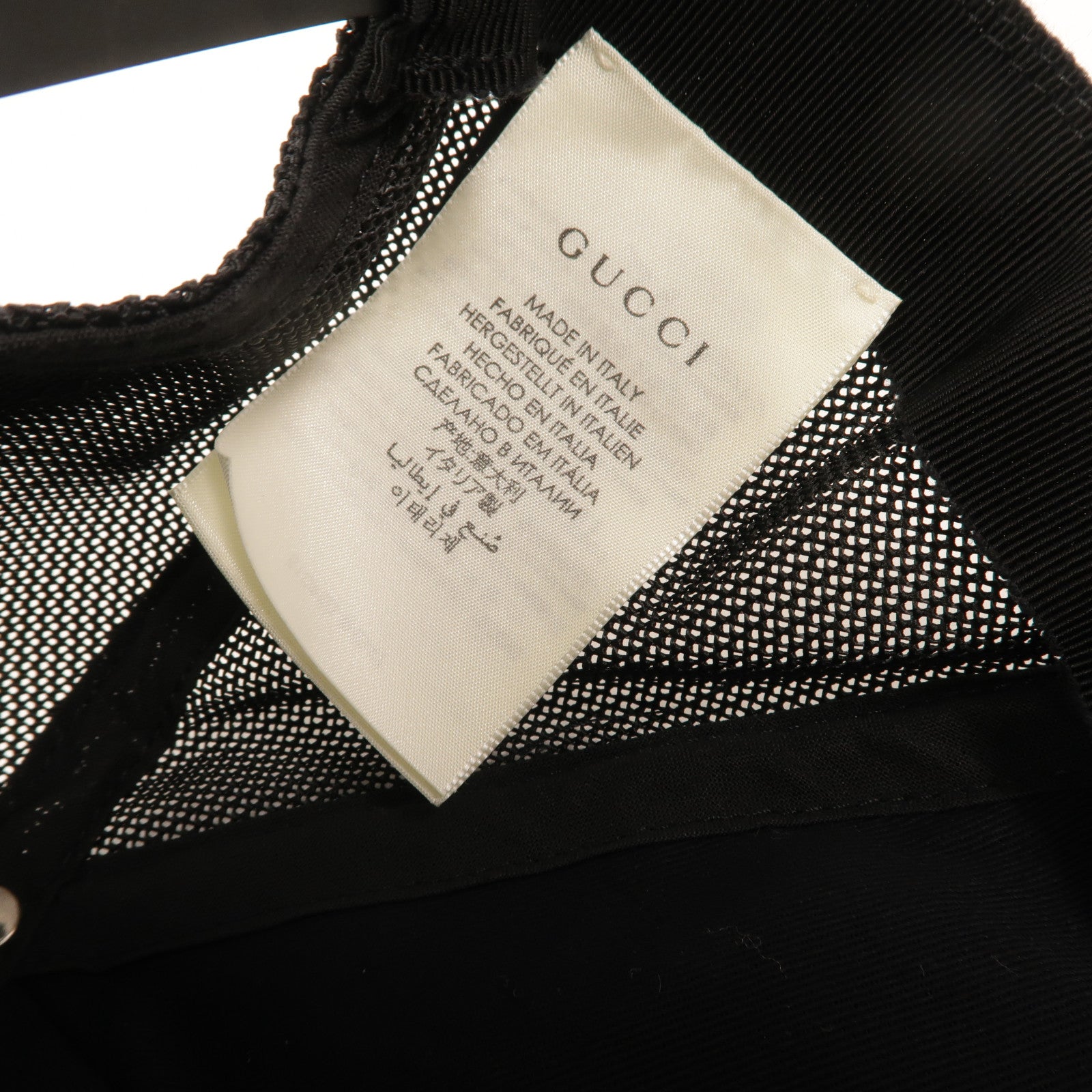 GUCCI 尼龍GG Baseball Cap帽子