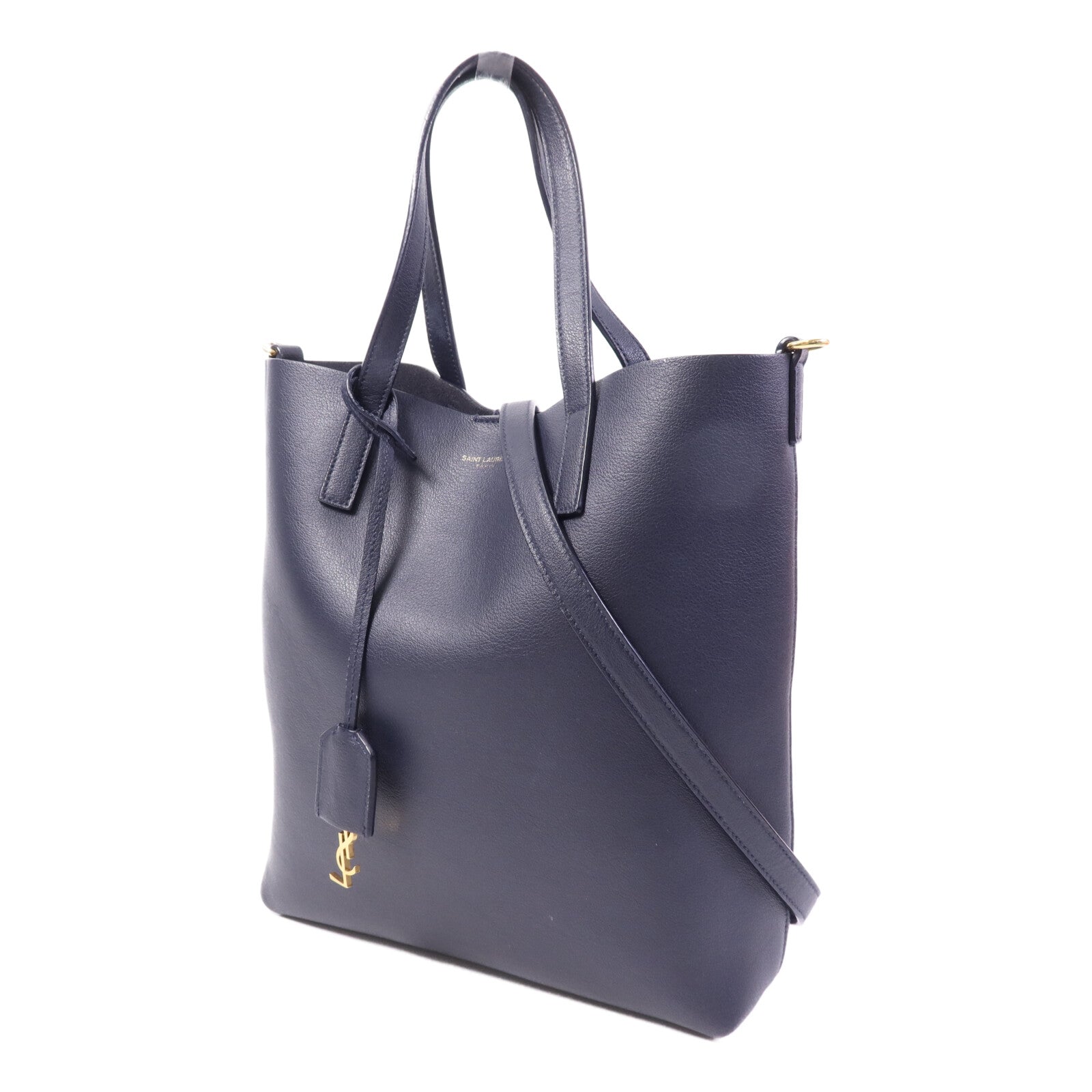 SAINT LAURENT 牛皮皮革2 Way Shoulder Bag金扣手挽肩背兩用袋
