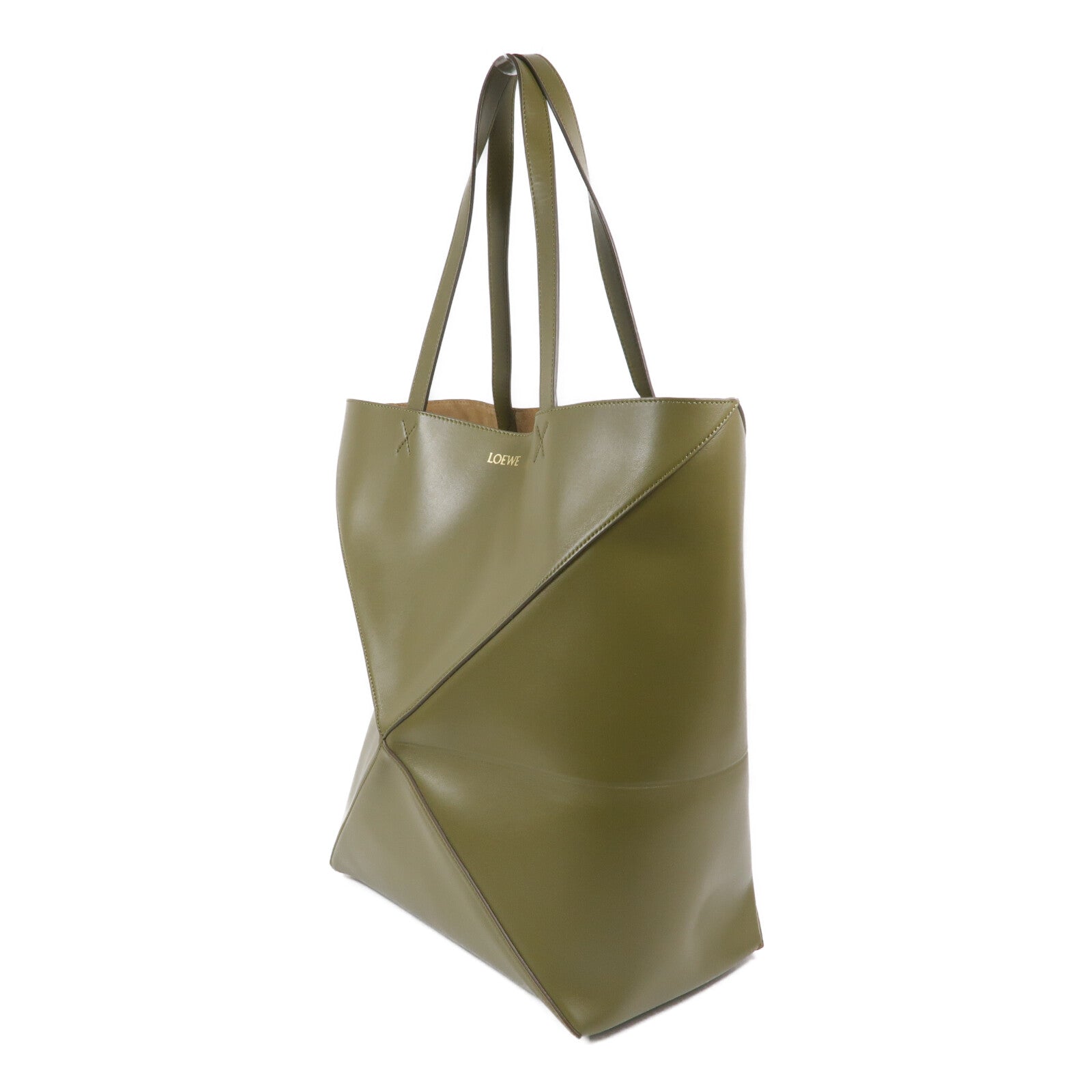 LOEWE 牛皮皮革Puzzle Fold Tote XL肩背袋