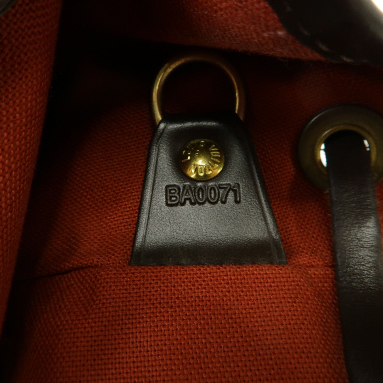 LOUIS VUITTON Damier Montsouris MM金扣背包啡色
