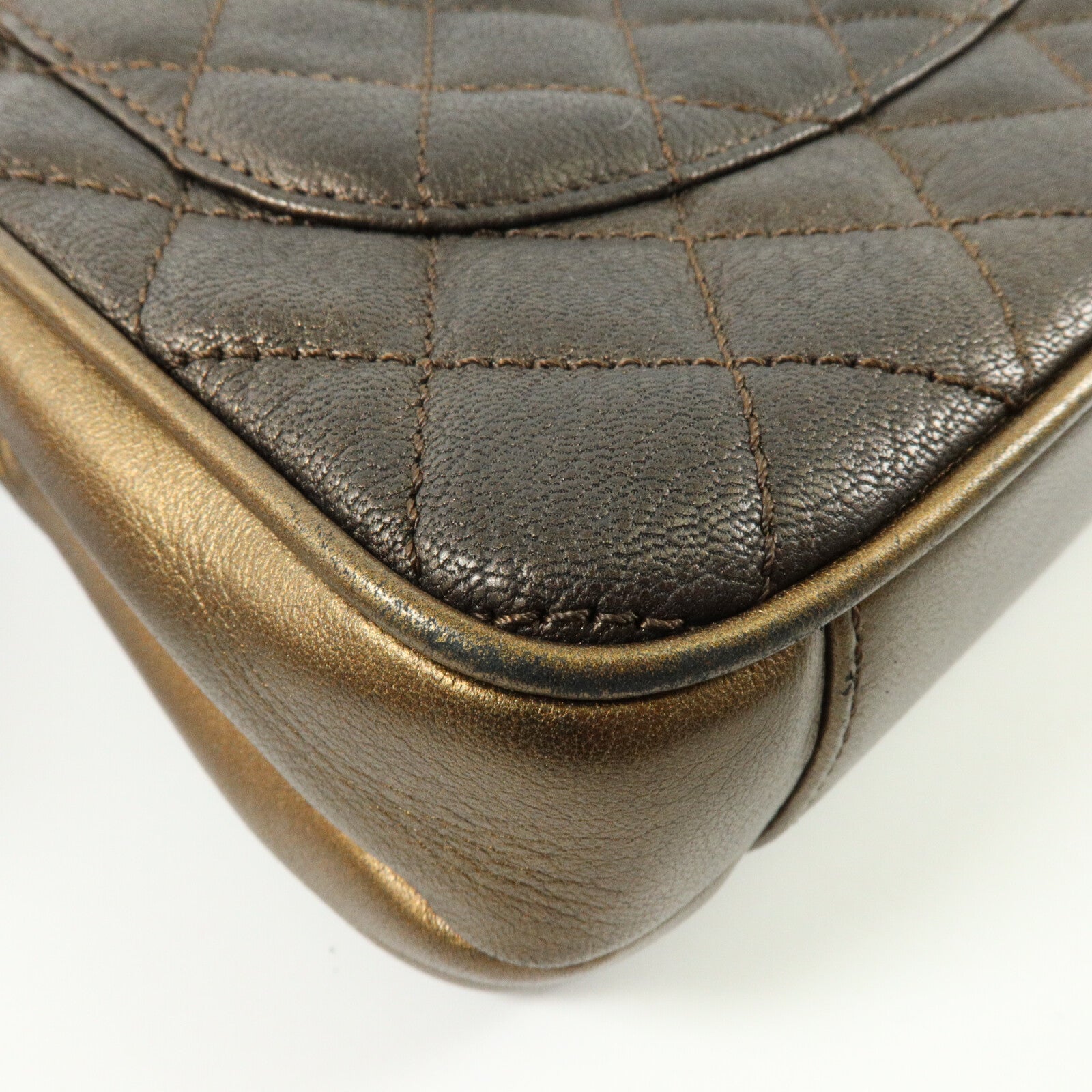 CHANEL 牛皮皮革Shoulder Bag鏈帶肩背袋