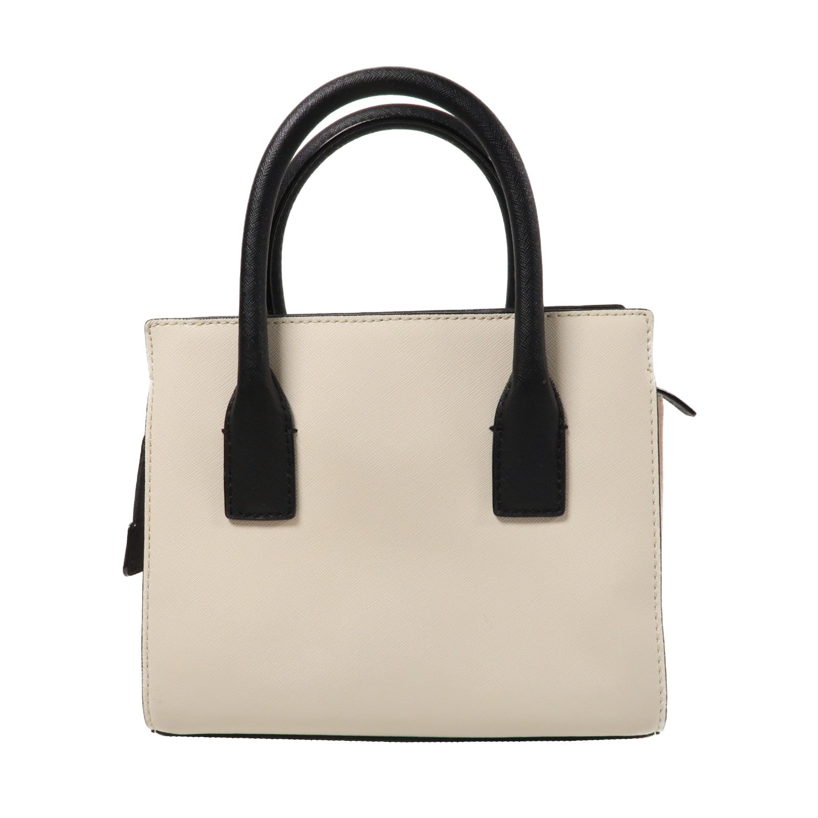 Kate Spade 牛皮皮革2 Way Shoulder Bag金扣手挽肩背兩用袋黑色/白色