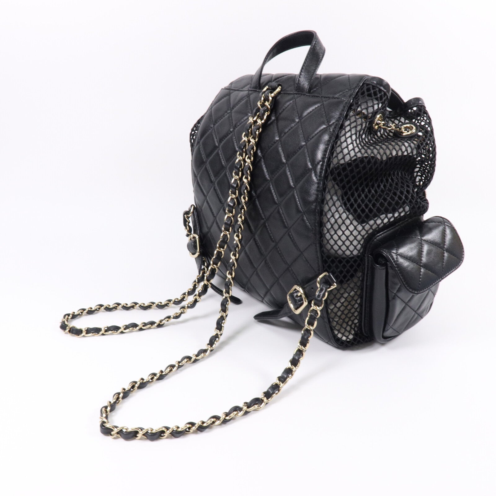 CHANEL 羊皮皮革Backpack背包