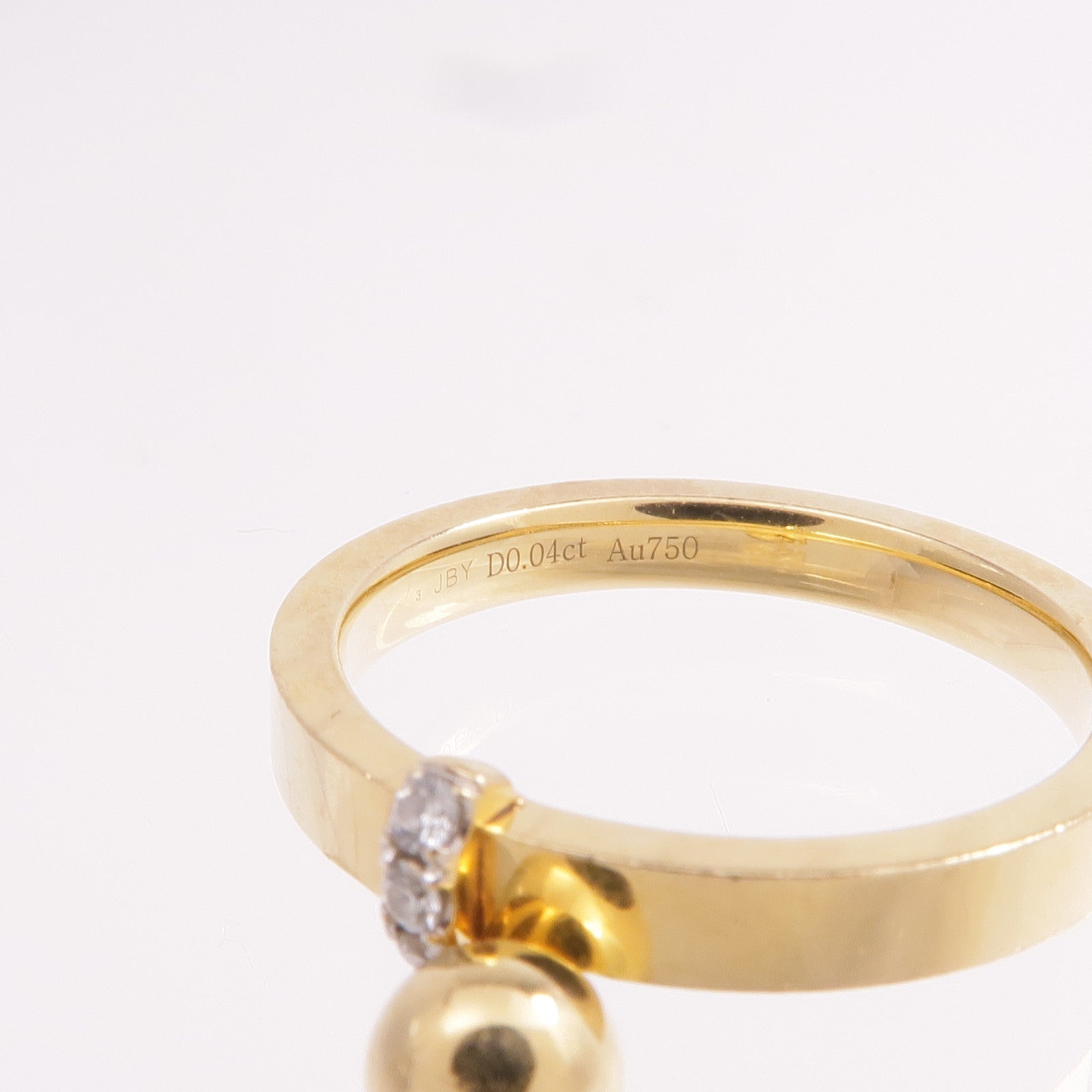 JEWELRY 【激減優惠】18K黃金/18K白金Diamond Ring鑽石戒指US#6