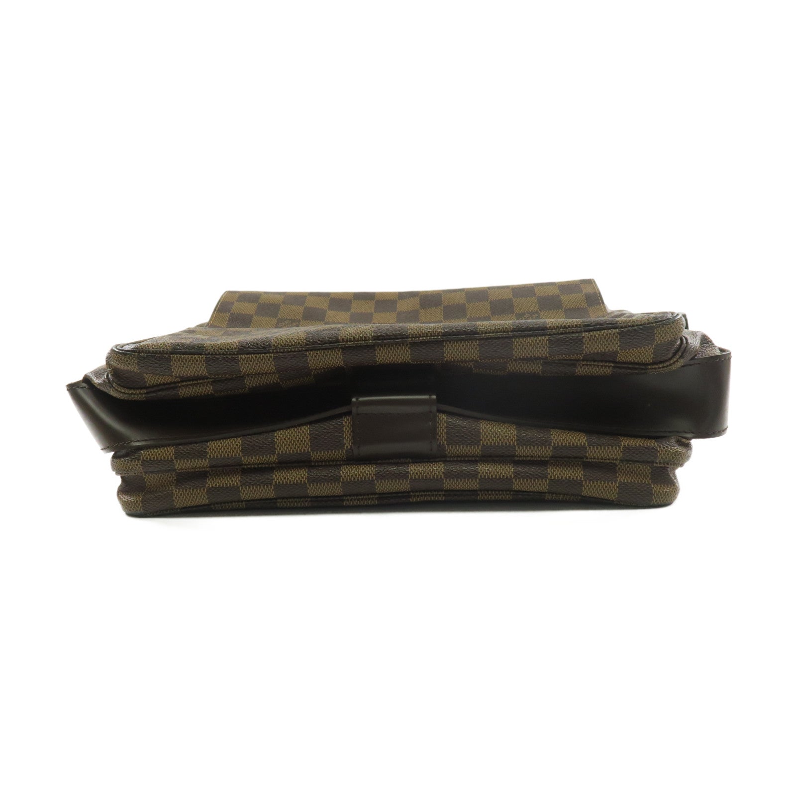 LOUIS VUITTON Damier Naviglio金扣肩背袋啡色
