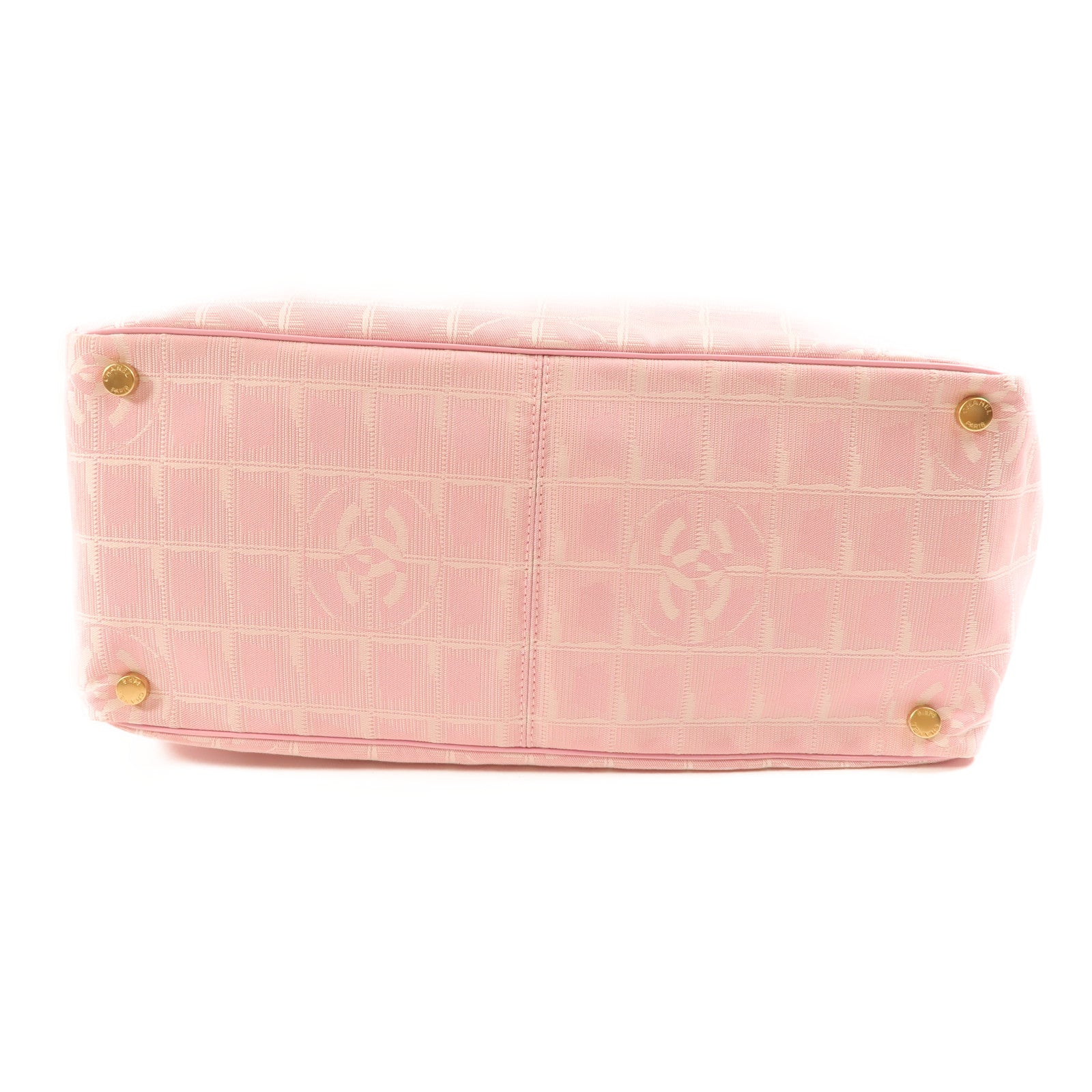 CHANEL 尼龍New Travel Line Tote金扣肩背袋/手挽袋