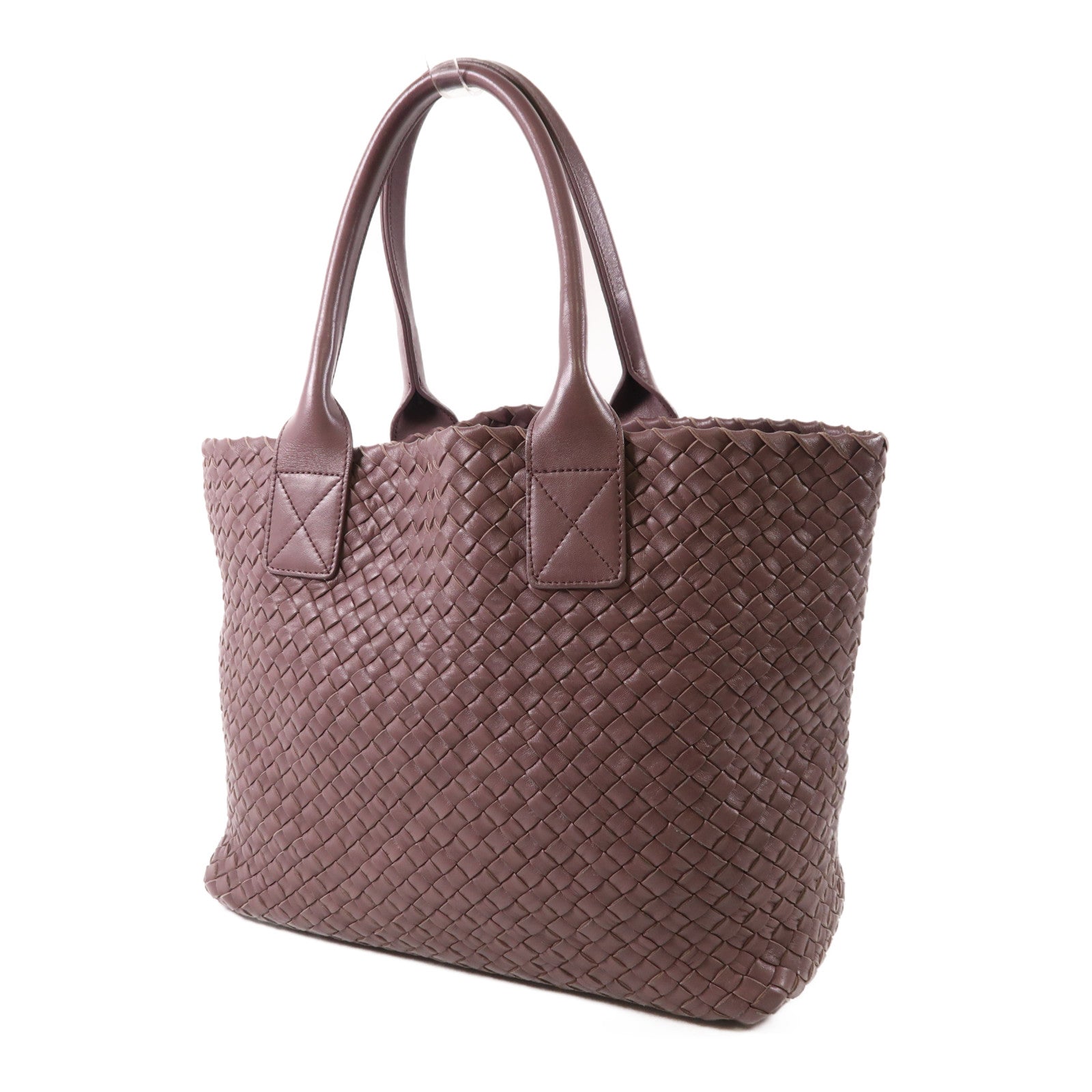 BOTTEGA VENETA BV Tote Bag Lambskin Leather Purple 141498