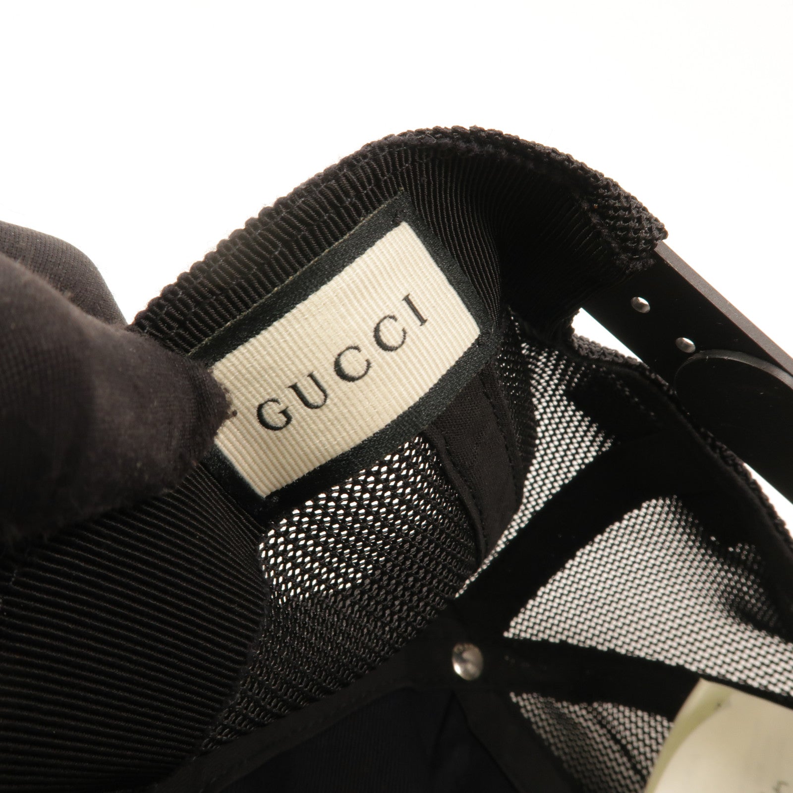 GUCCI 尼龍GG Baseball Cap帽子