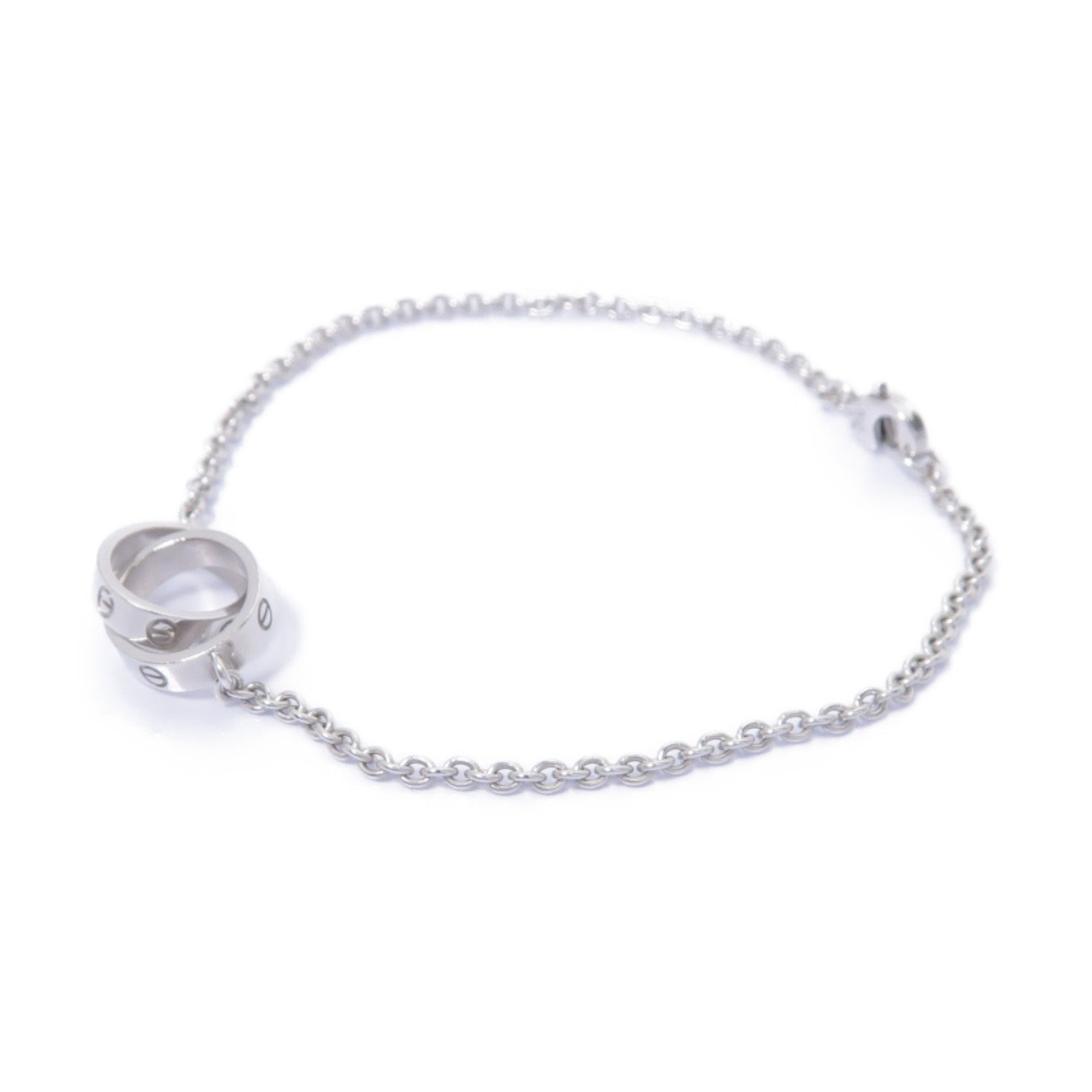 CARTIER 18K白金Baby Love Bracelet手鏈