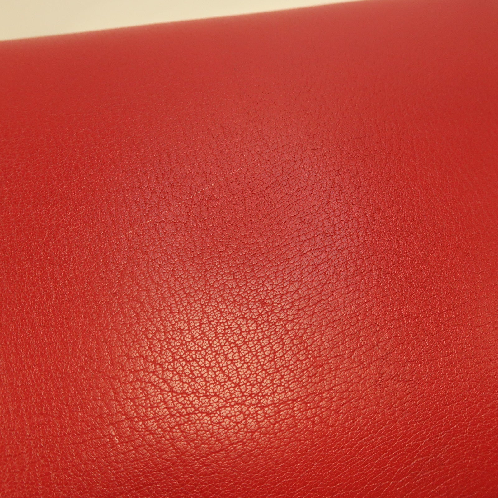 CELINE 【激減優惠】牛皮皮革Classic Box銀扣肩背袋紅色