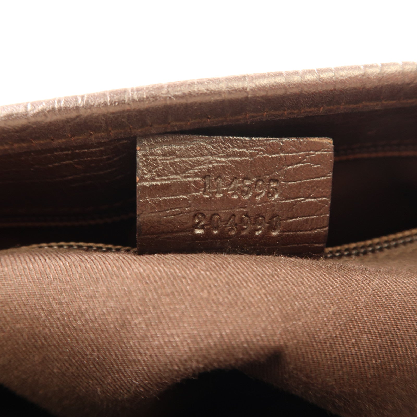 GUCCI 塗層帆布GG Supreme Tote Bag銀扣肩背袋啡色