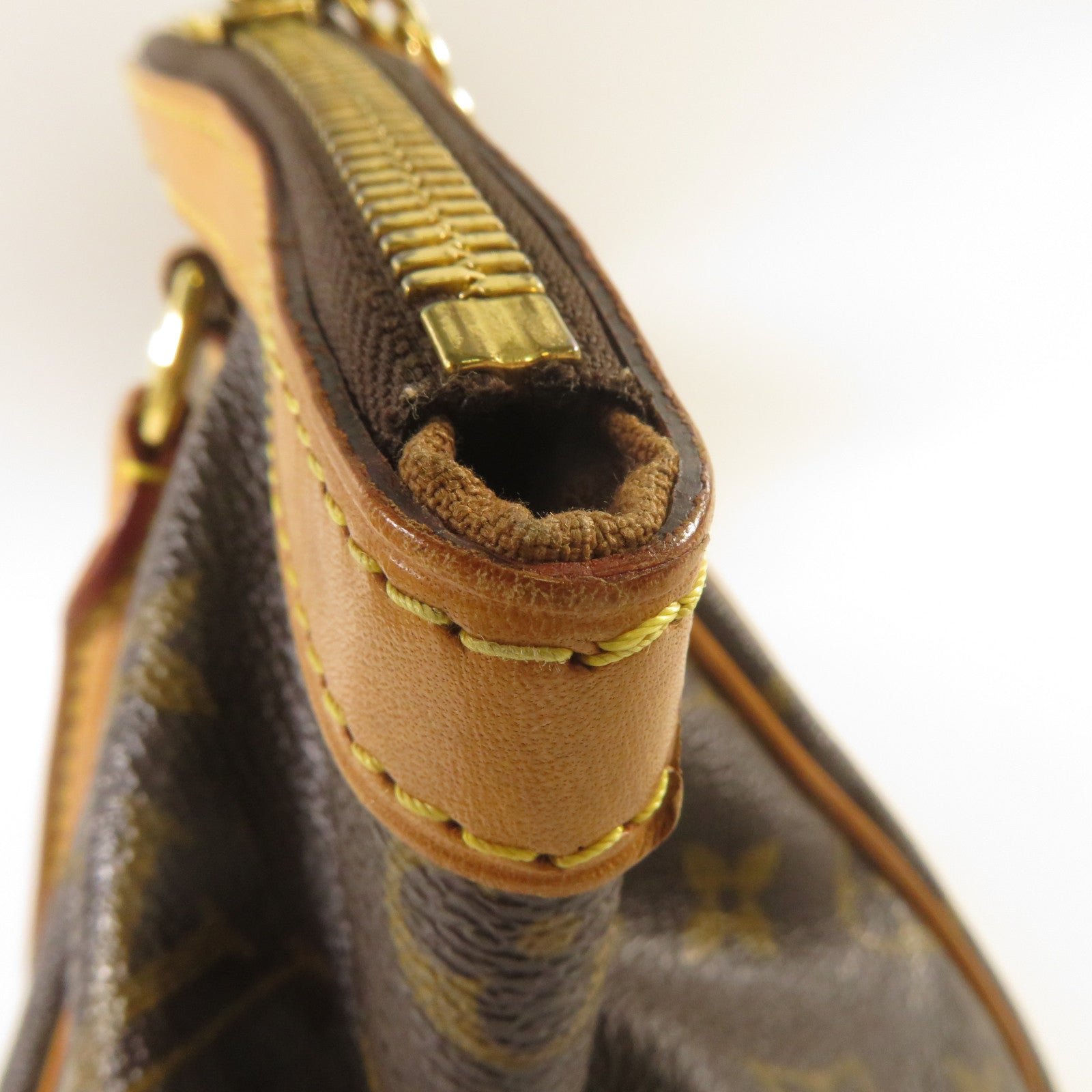 LOUIS VUITTON Monogram Tivoli PM金扣手挽袋啡色