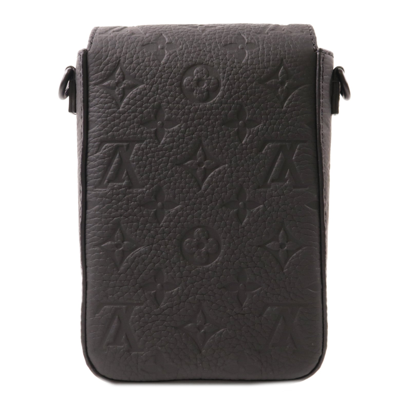 LOUIS VUITTON Monogram Taurillon S-Lock Vertical肩背袋