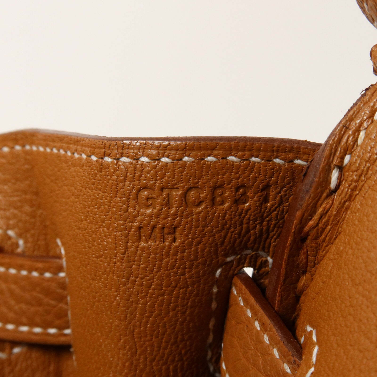 HERMES Togo皮革Birkin 25手挽袋Gold