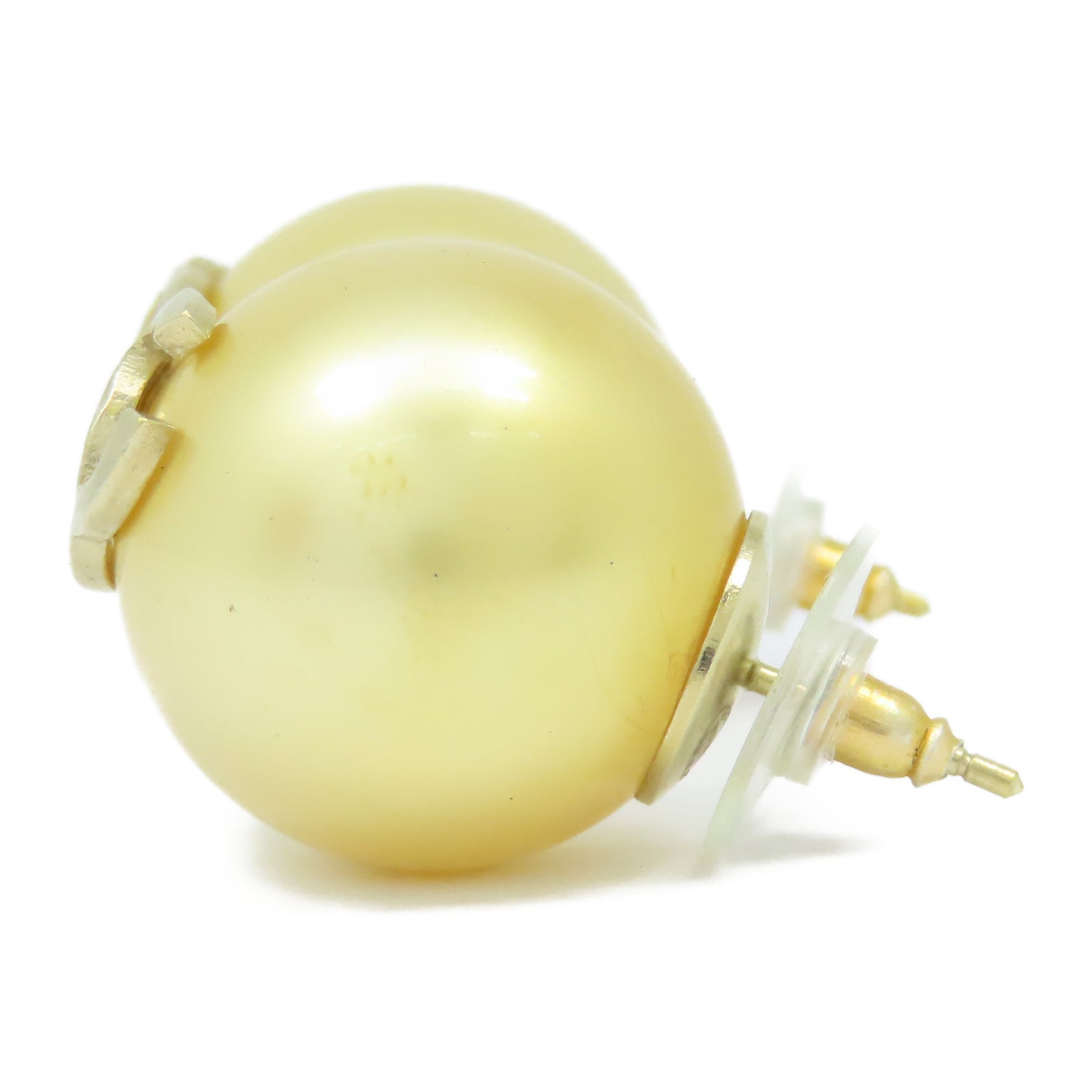 CHANEL 【激減優惠】仿珍珠Earrings耳環金色