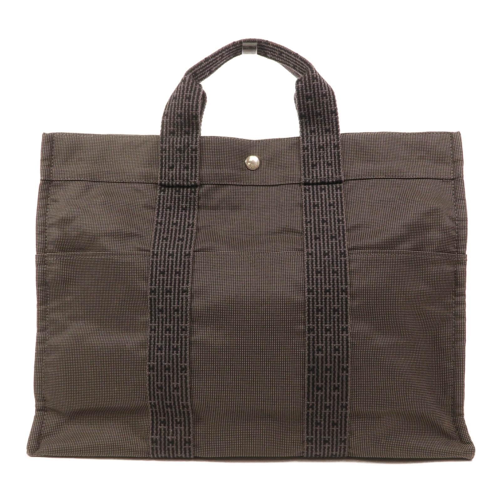 HERMES 帆布Her Line MM手挽袋
