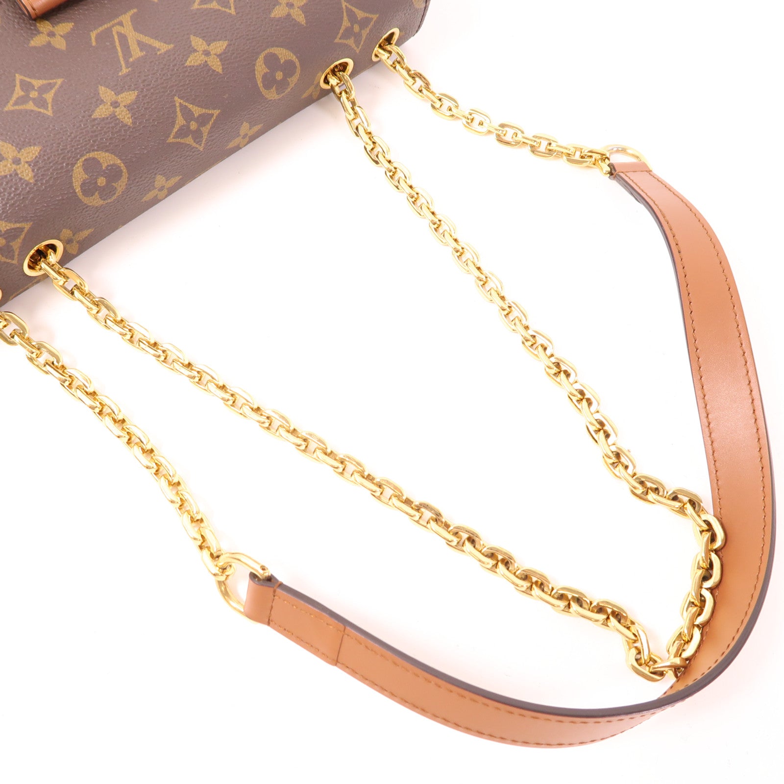 LOUIS VUITTON Monogram Marceau金扣鏈帶肩背袋