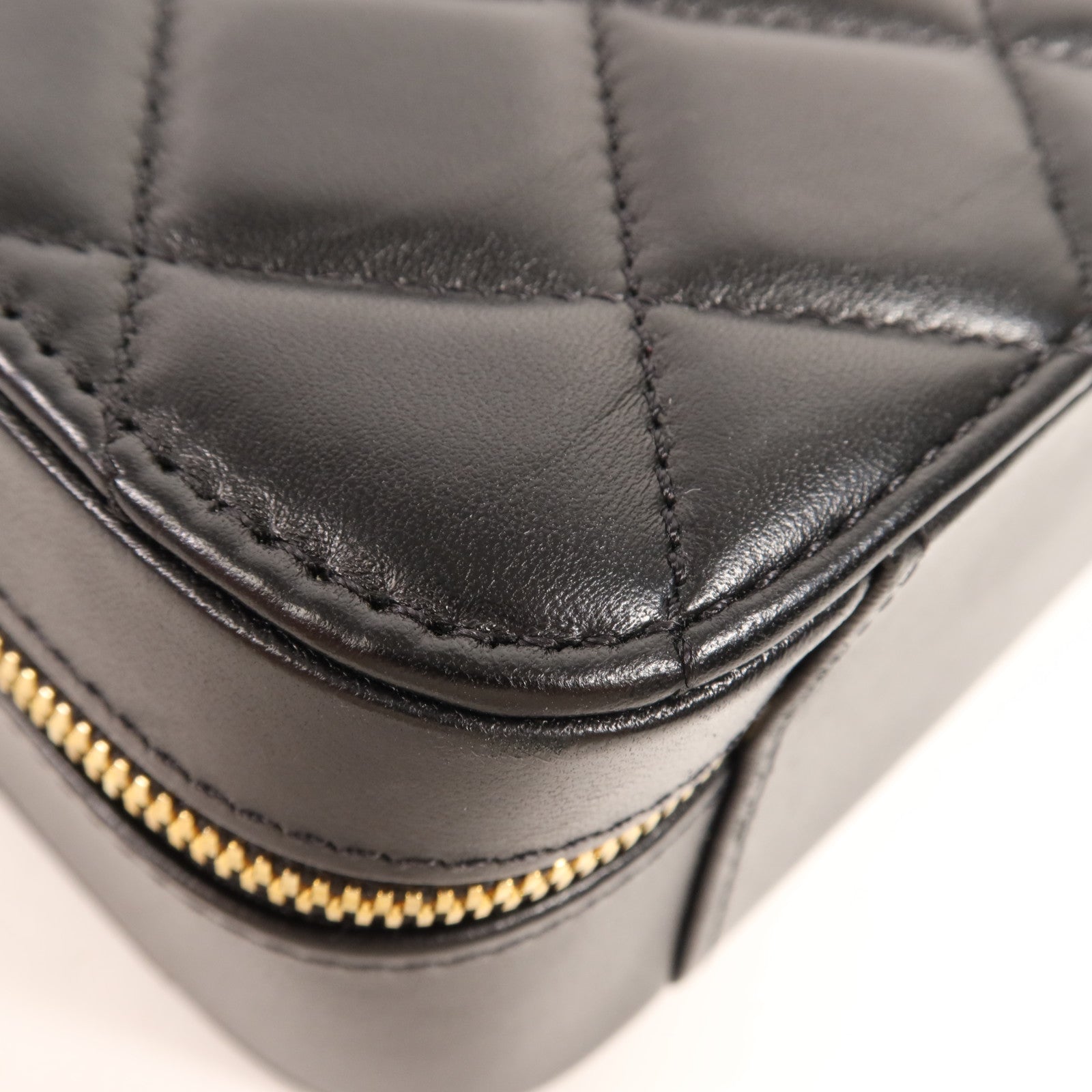 CHANEL 羊皮皮革Shoulder Bag金扣手挽肩背兩用袋