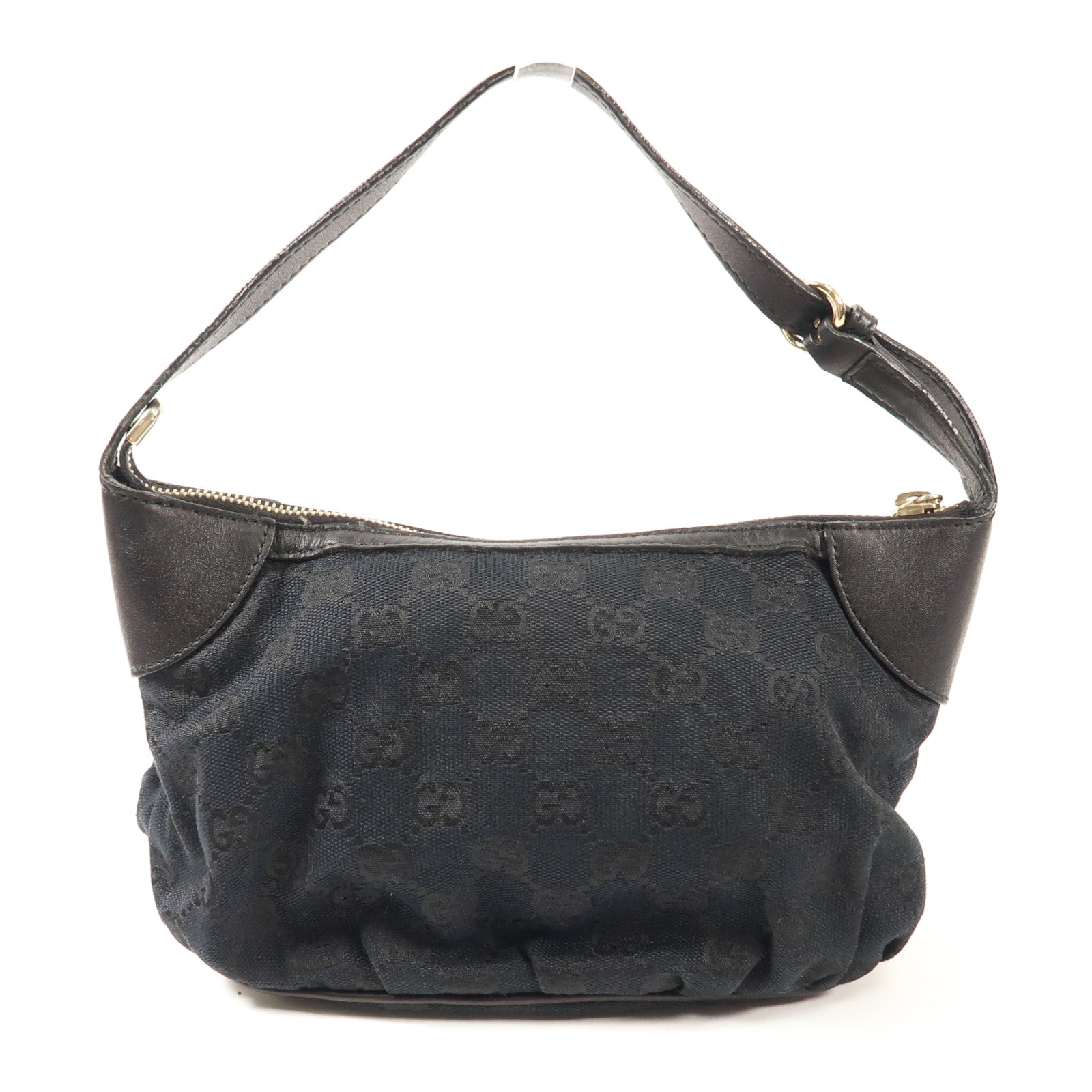 GUCCI 帆布Accessory Pouch金扣手挽袋