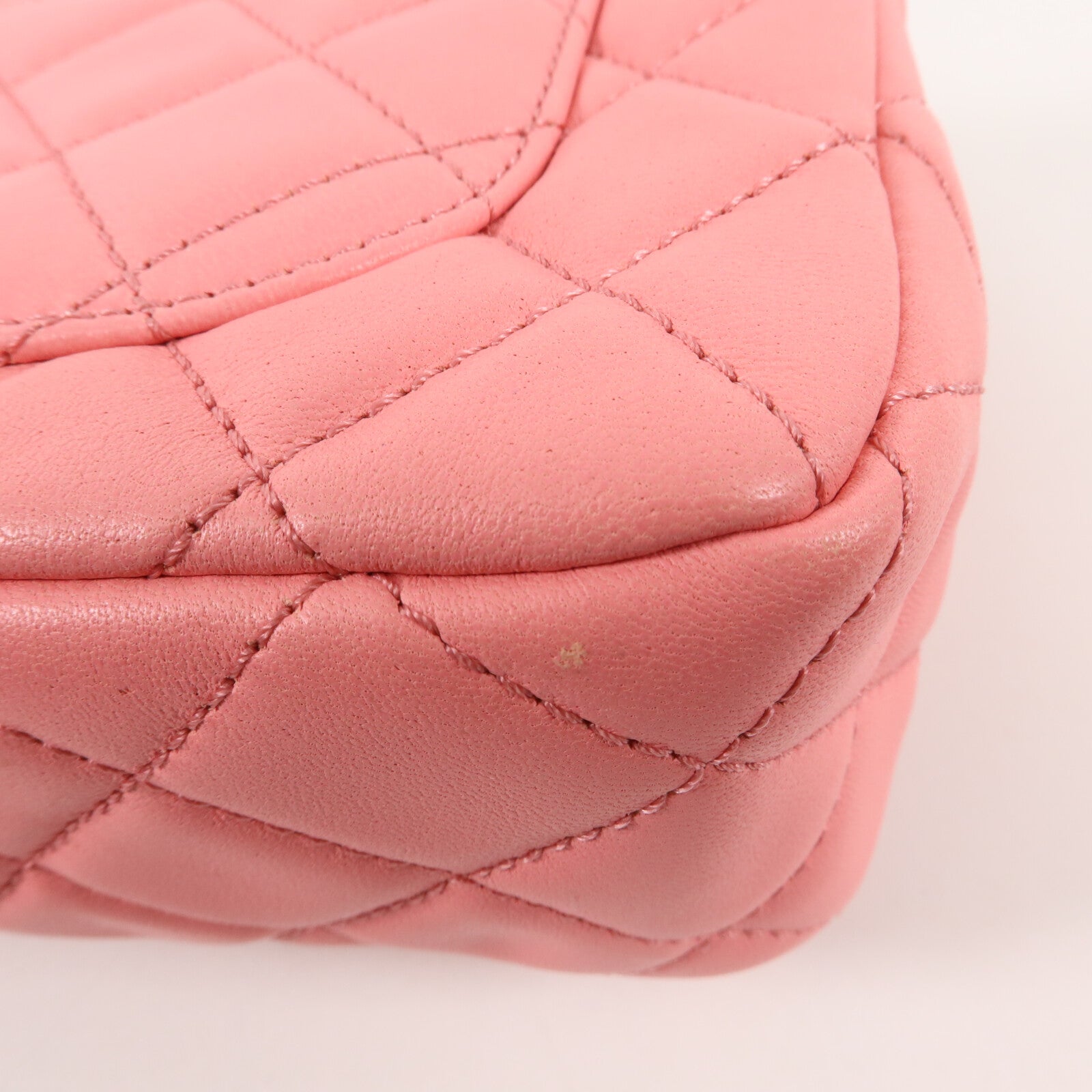 CHANEL 羊皮皮革Mini Flap Bag With Gold Ball鏈帶肩背袋