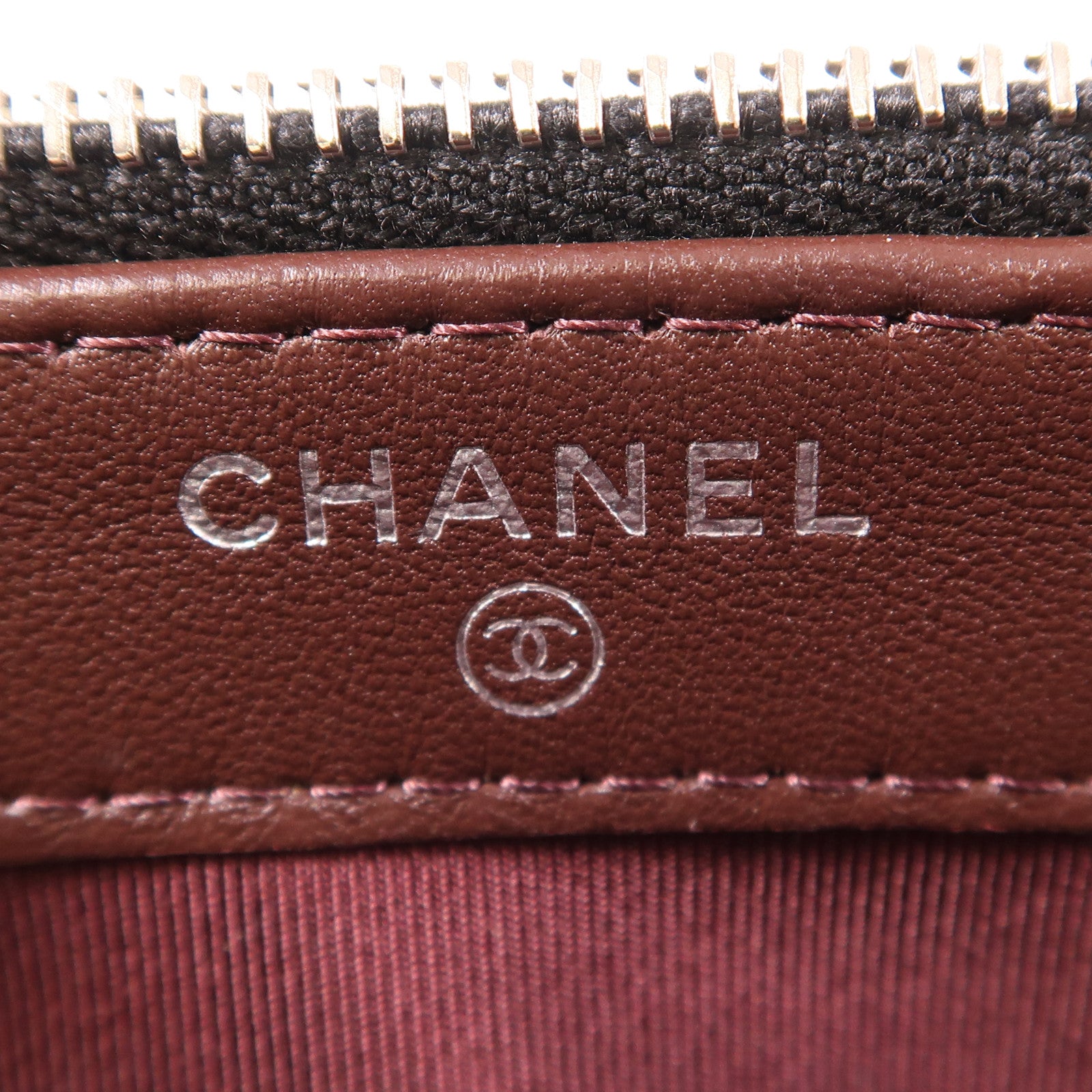 CHANEL 牛皮皮革Chain Shoulder Bag銀扣鏈帶肩背袋