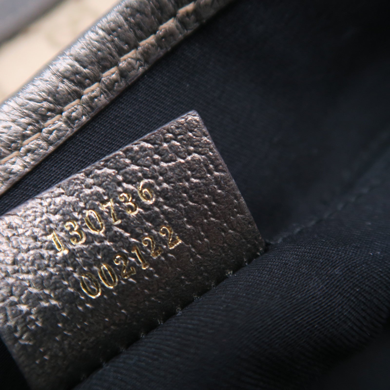 GUCCI 【激減優惠】帆布Shoulder Bag金扣肩背袋啡色/灰色