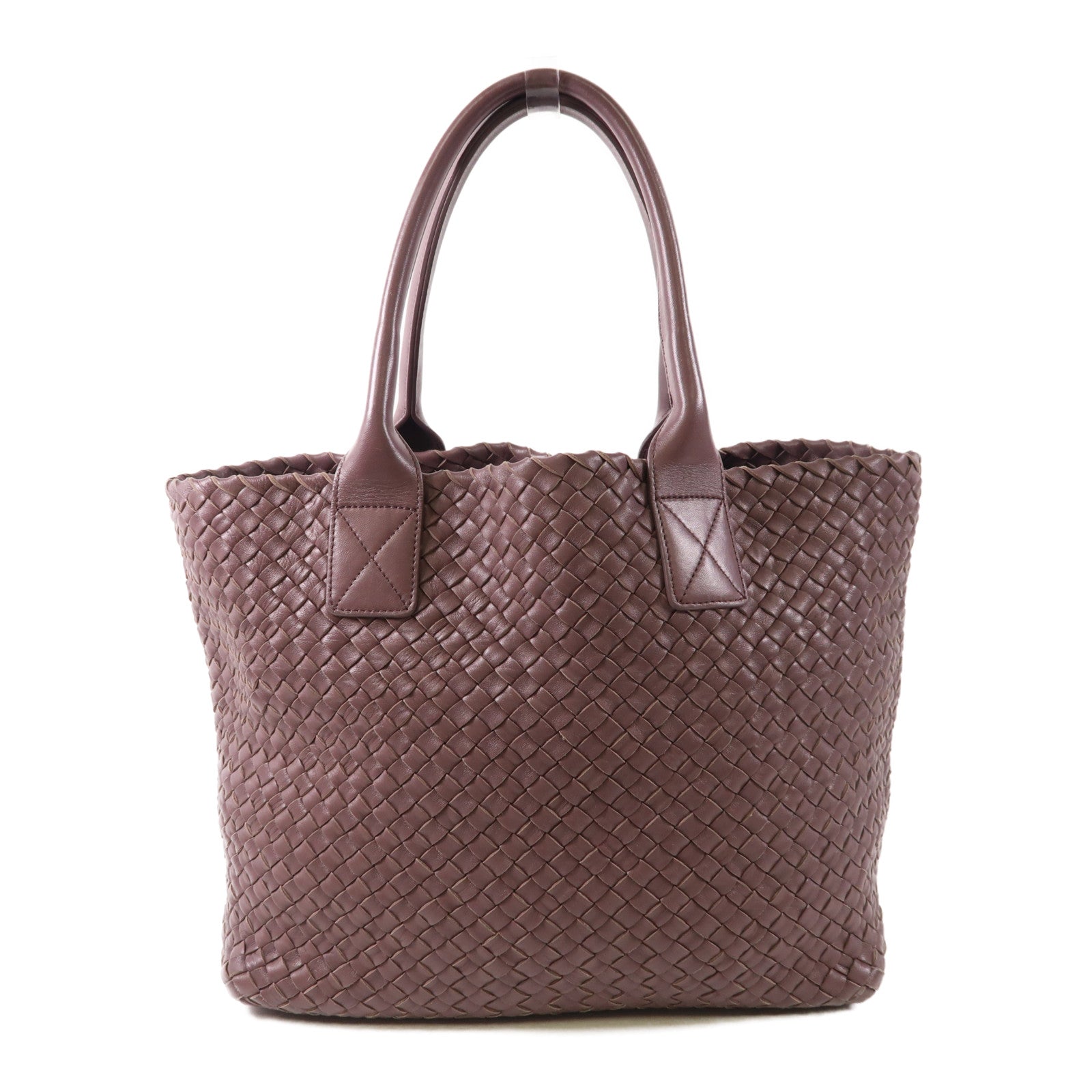 BOTTEGA VENETA BV Tote Bag Lambskin Leather Purple 141498