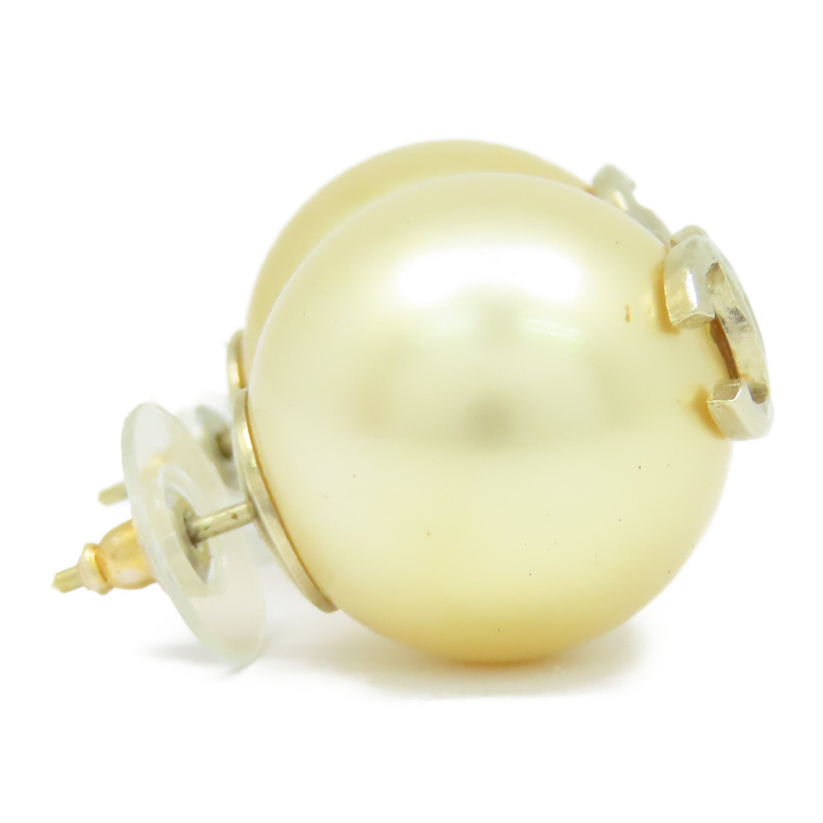 CHANEL 【激減優惠】仿珍珠Earrings耳環金色