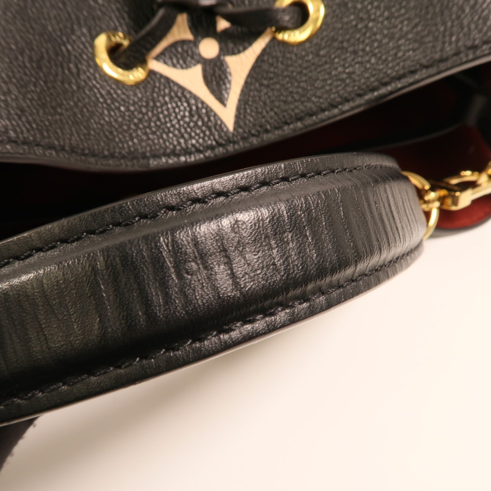 LOUIS VUITTON Monogram Empreinte Bicolor Neo Noe MM金扣手挽肩背兩用袋