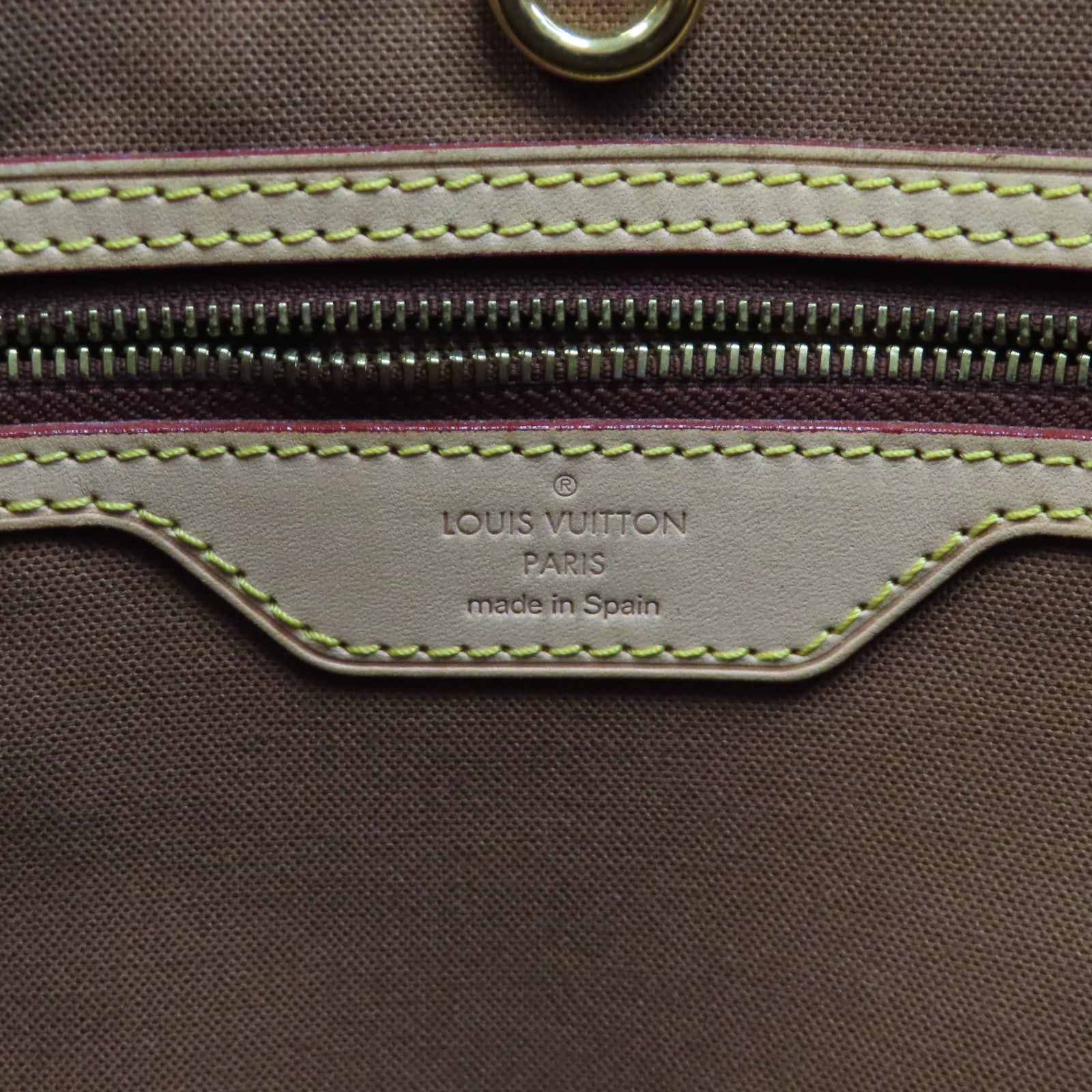 LOUIS VUITTON Monogram Batignolles Horizontal金扣肩背袋啡色