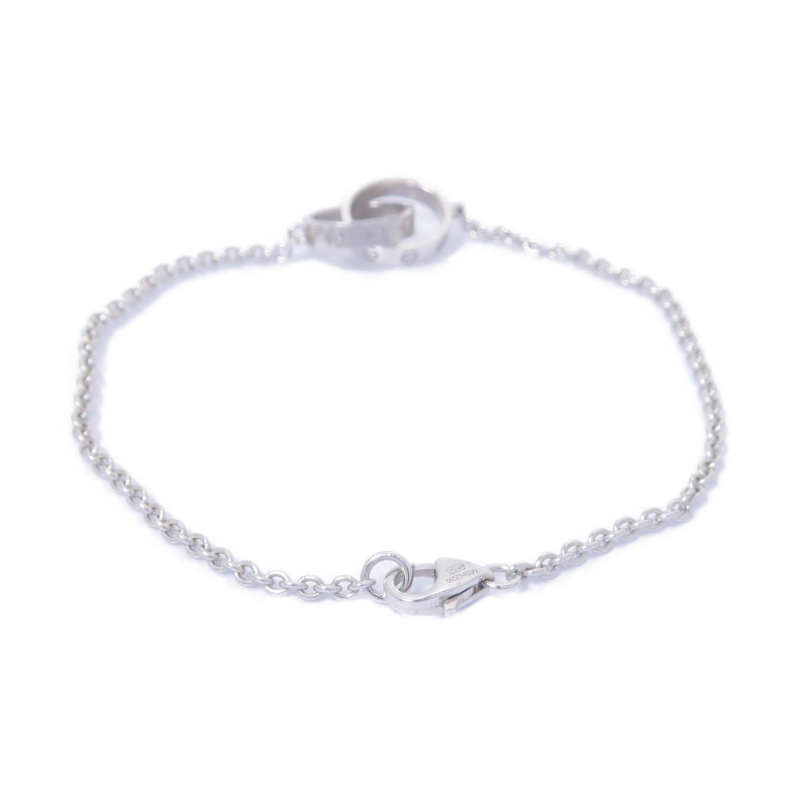 CARTIER 18K白金Baby Love Bracelet手鏈