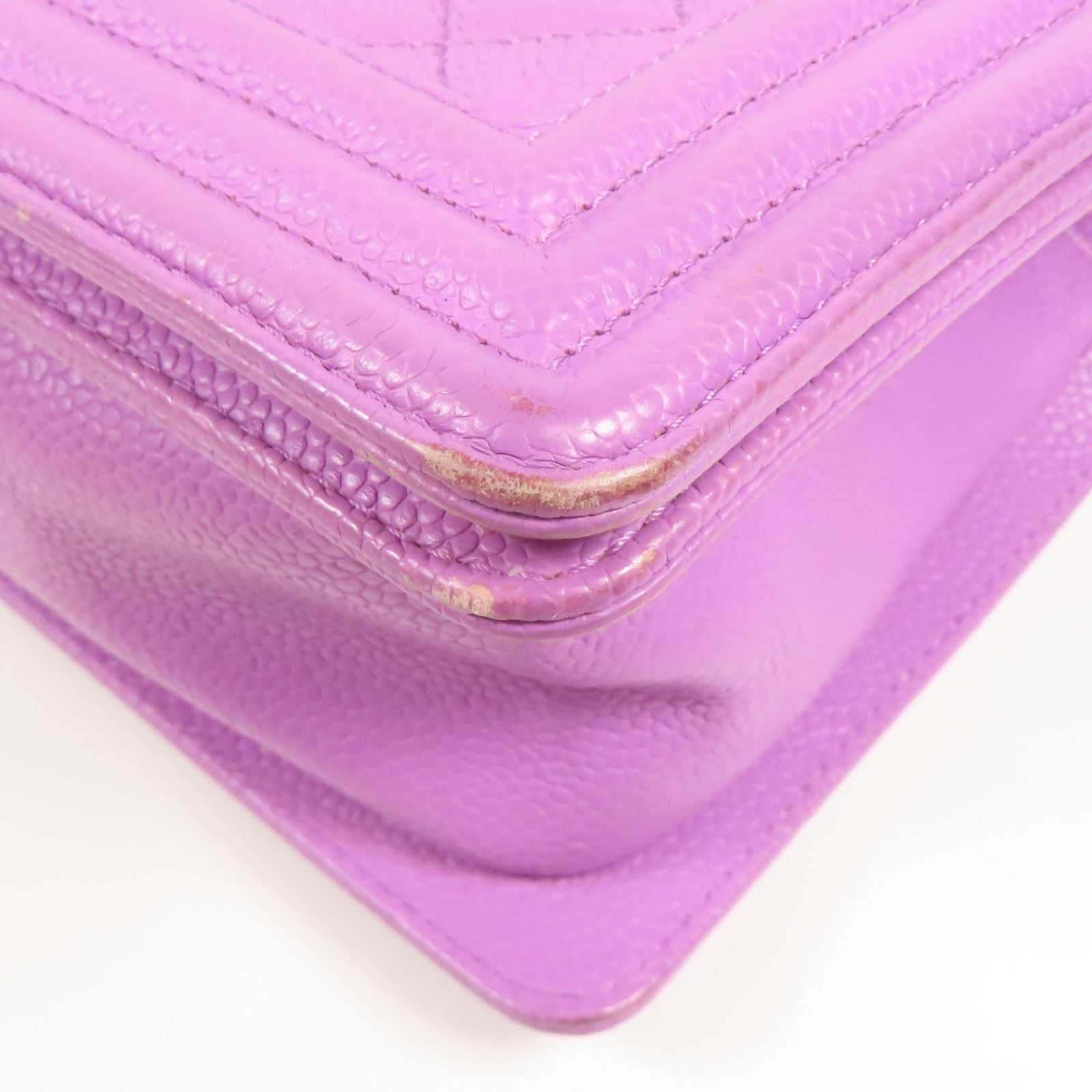 CHANEL 牛皮皮革Boy Chanel金扣鏈帶肩背袋