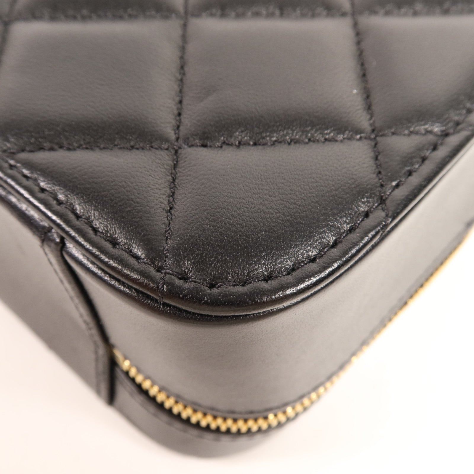 CHANEL 羊皮皮革Shoulder Bag金扣手挽肩背兩用袋